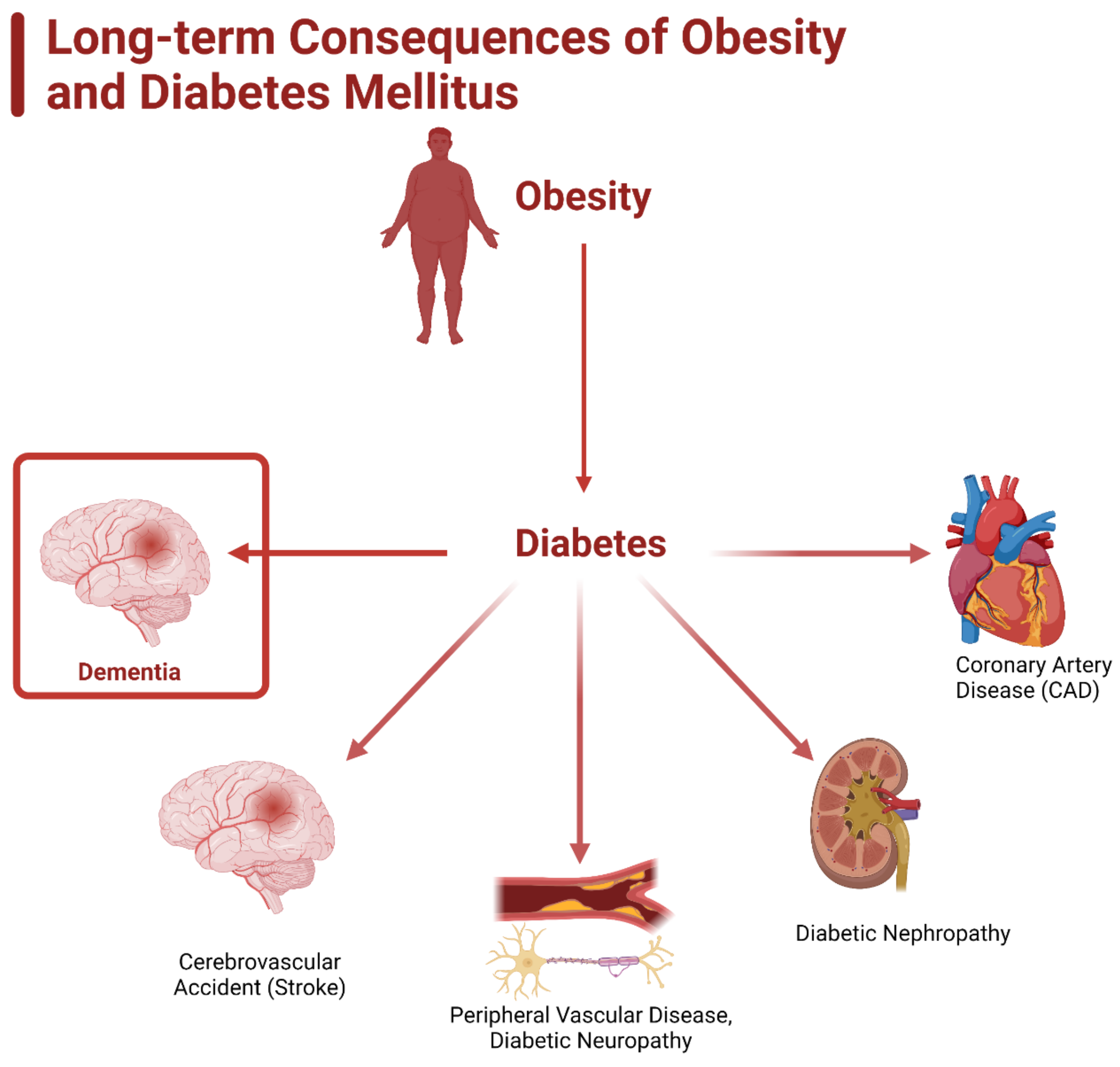 Consequences of diabetes type 2