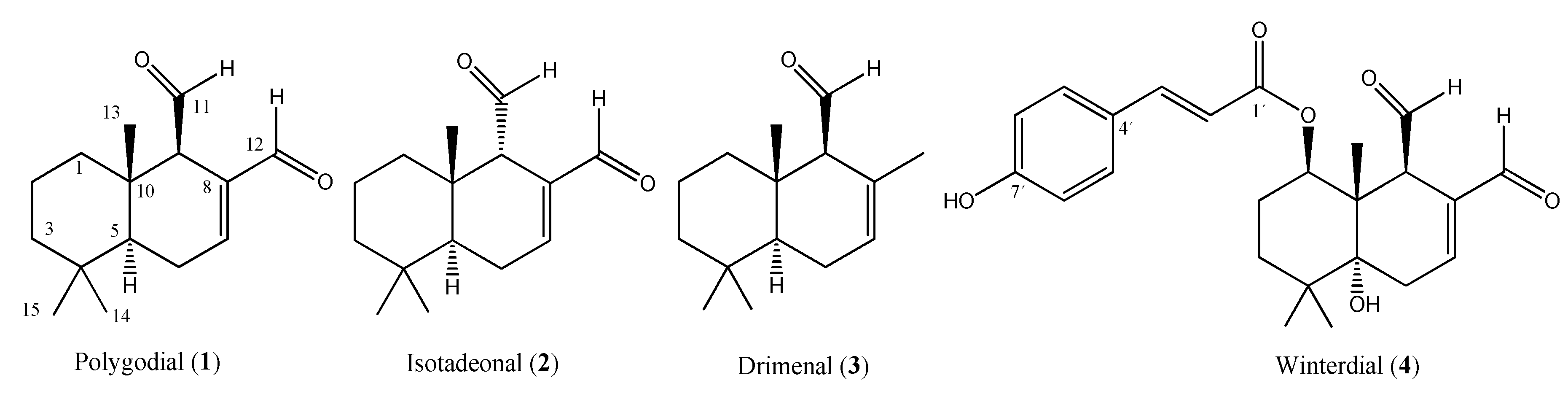 IJMS | Free Full-Text | Drimane Sesquiterpene Aldehydes Control IJMS | Free Full-Text | Drimane Sesquiterpene Aldehydes Control