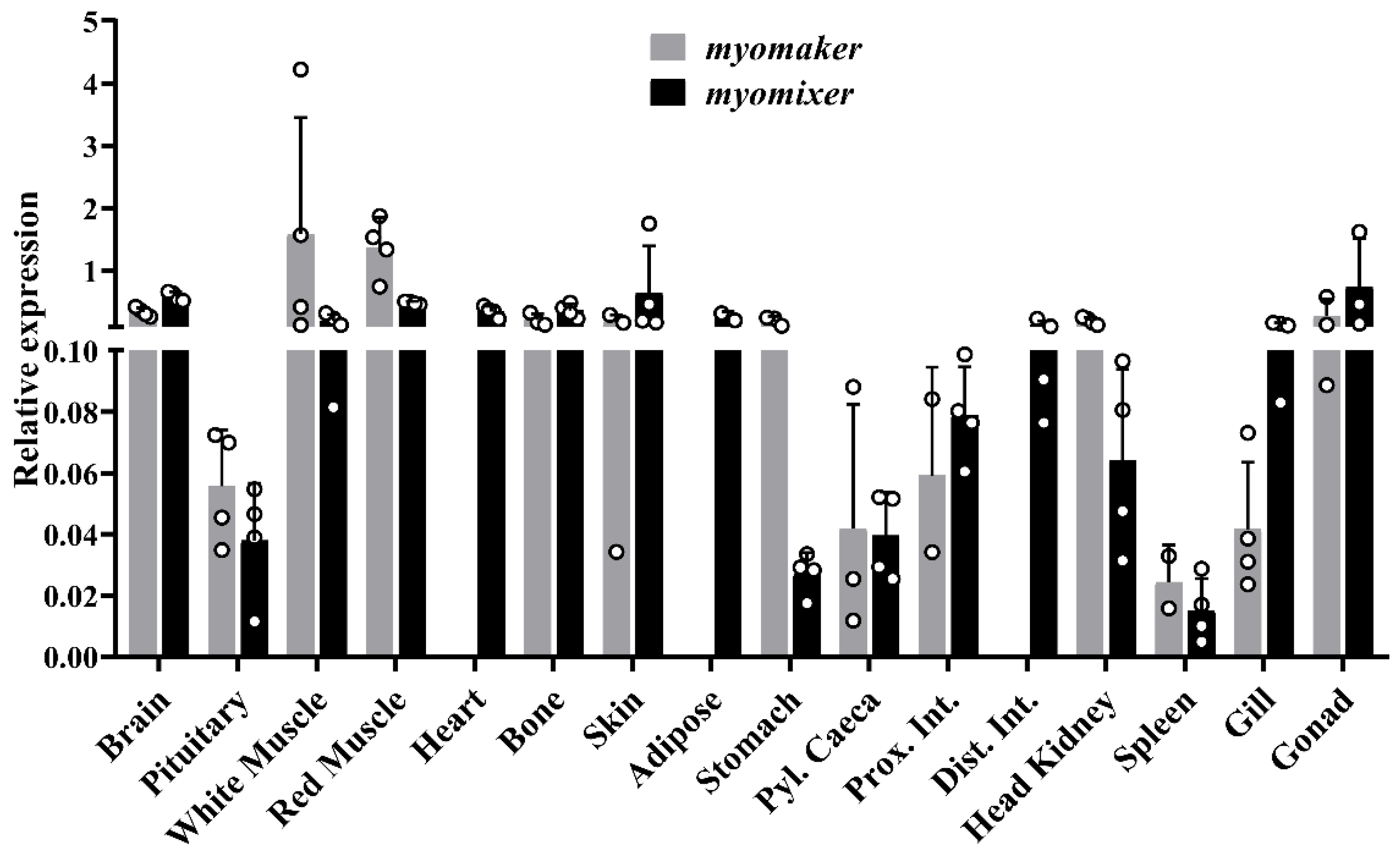 Myomaker and Myomixer Characterization in Gilthead Sea Bream under ...