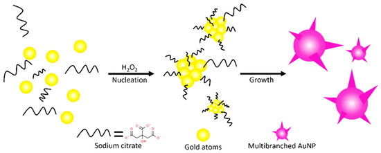 Evaluation of CoFe2O4-L-Au (L: Citrate, Glycine) as