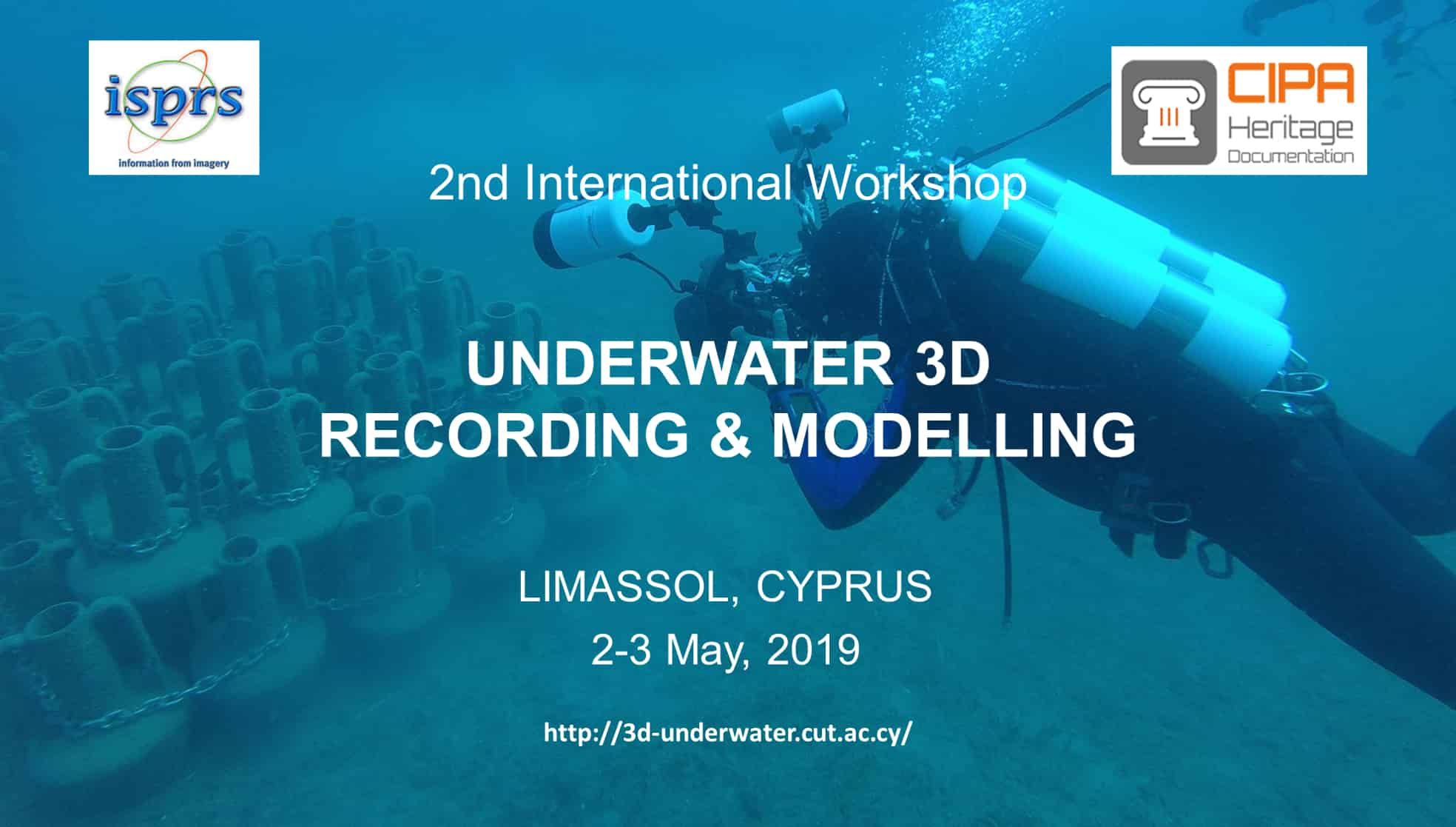 Sensors Events - 2 3 may 2019 2nd international workshop underwater 3d recording modelling
