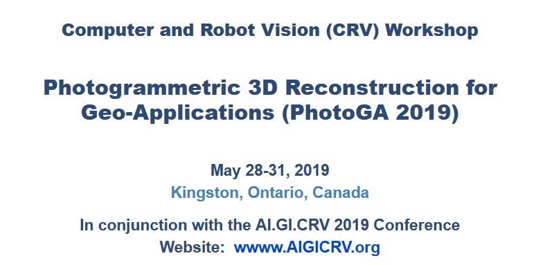Sensors Events - 28 31 may 2019 photogrammetric 3d reconstruction for geo applications photoga 2019