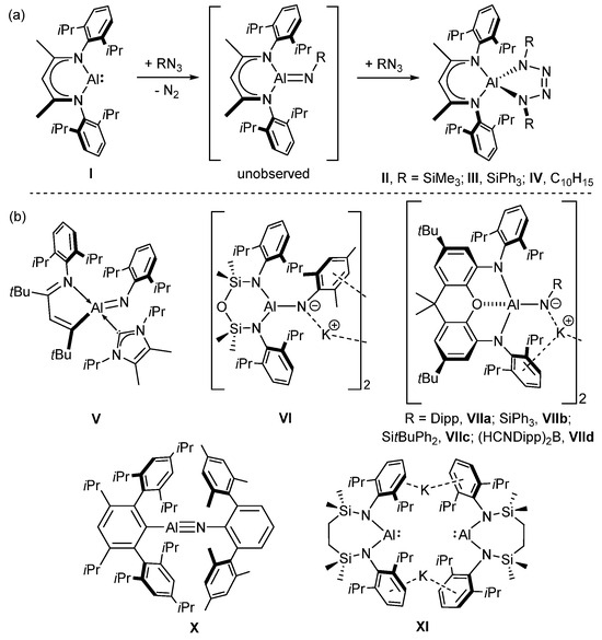 Tetrazenyl-, Imido-, and Azidoaluminate Derivatives of a