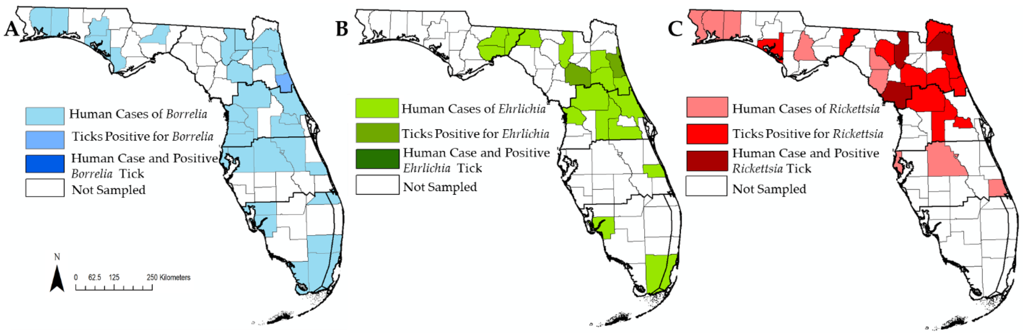Lyme Disease In Florida Map