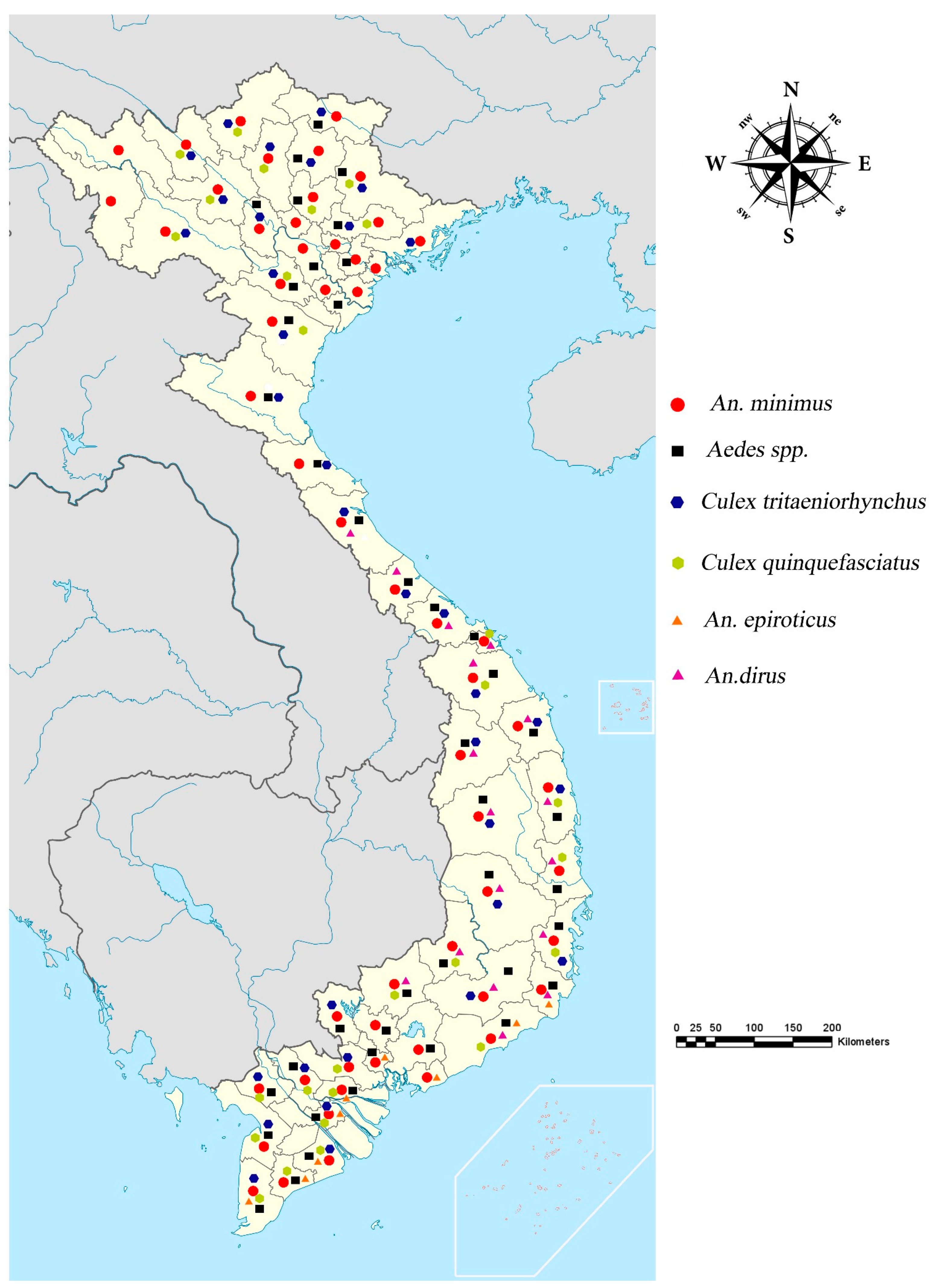 Insects Free Full-Text Mosquitoes and Mosquito-Borne Diseases in Vietnam