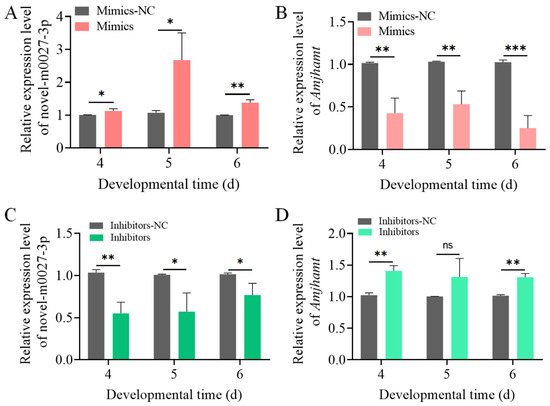 MicroRNA Novel-m0027-3p Negatively Regulates Jhamt Gene and