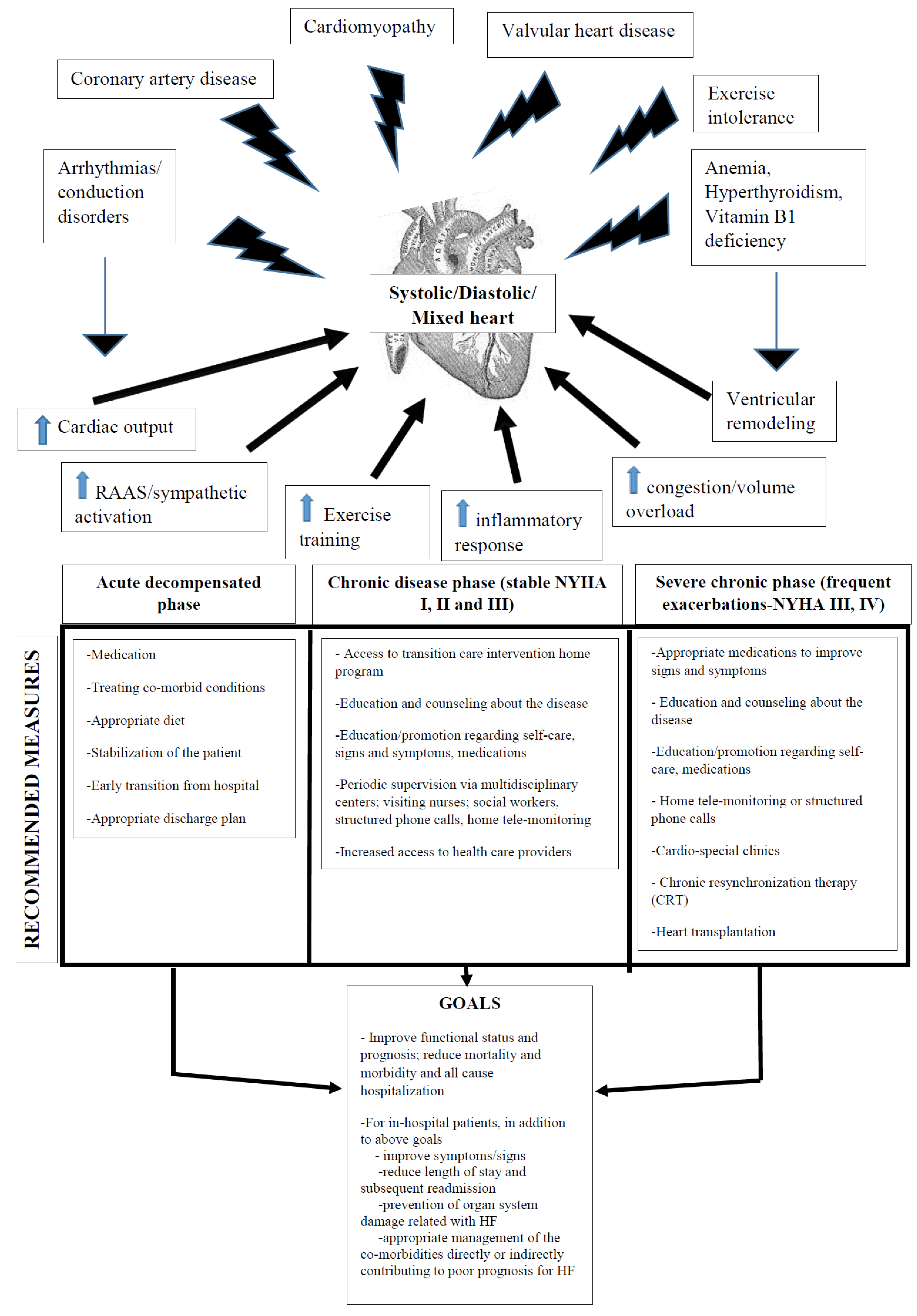 Stages Of Heart Failure Chart