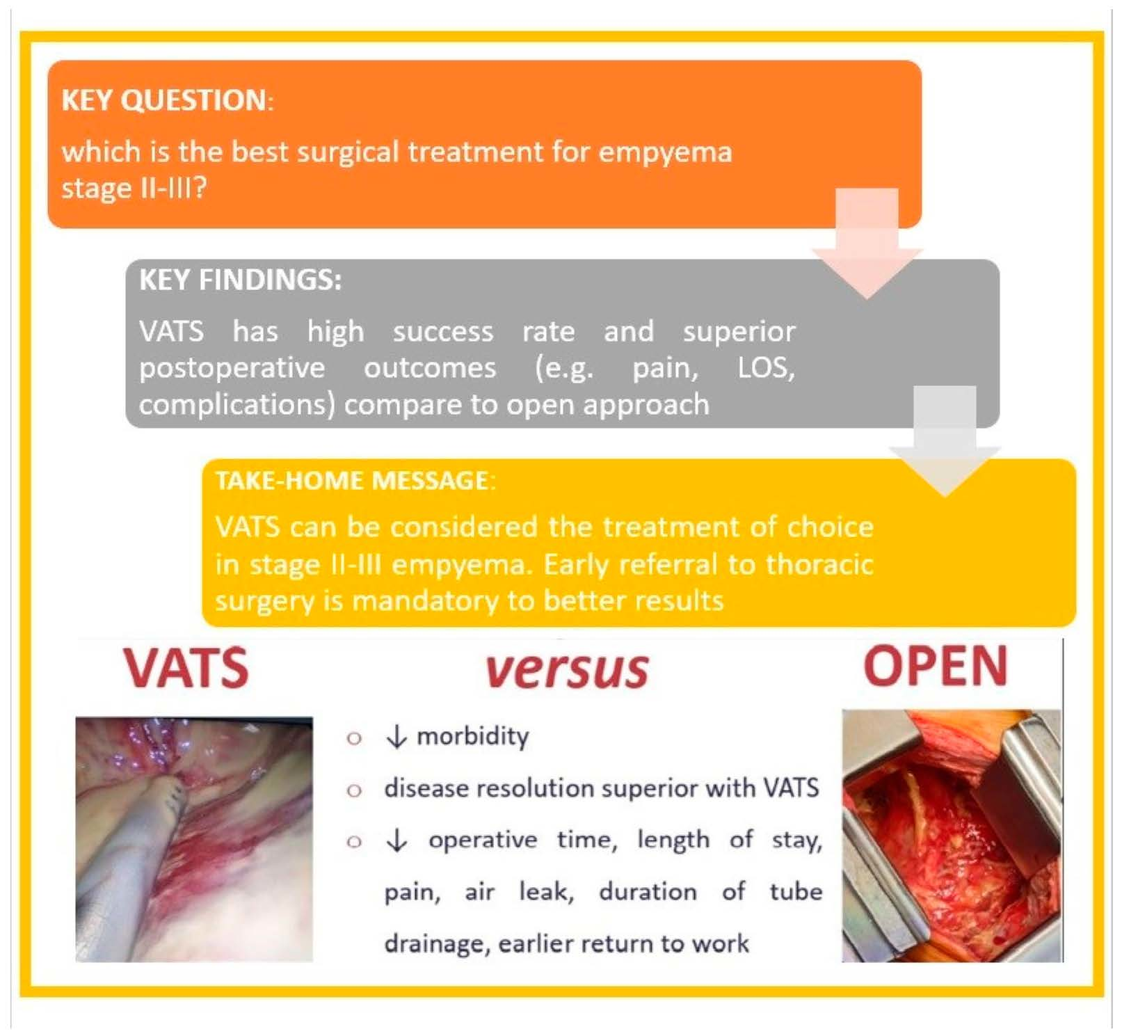 JCM Free FullText Which Surgery for Stage IIIII Empyema Patients