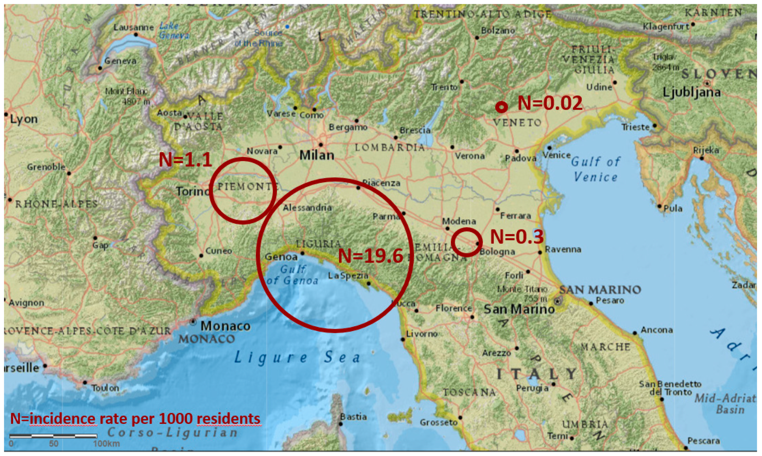 Increasing Number of Cases Due to Candida auris in North Italy ...