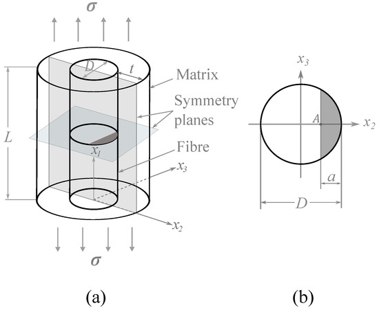 Analysis of Stress Intensity Factor of a Fibre Embedded in a Matrix