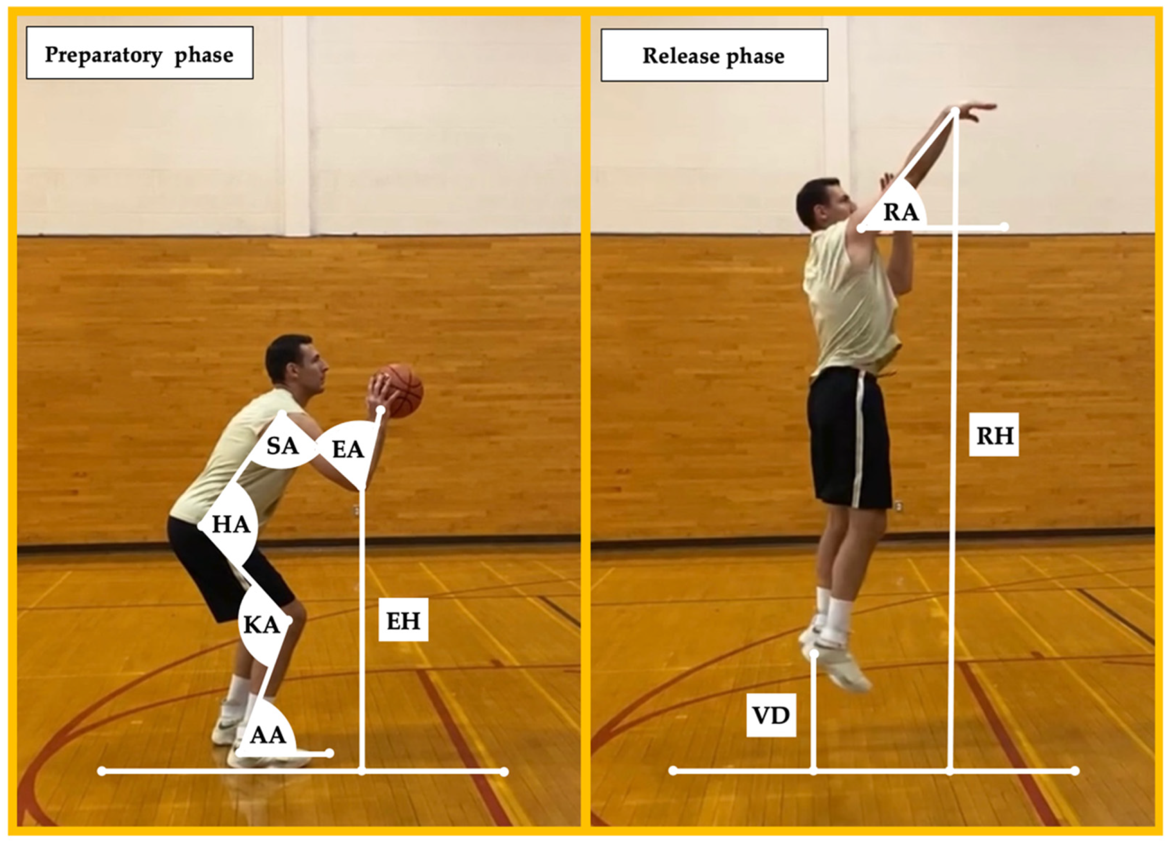 JFMK Free FullText Impact of Distance and Proficiency on Shooting Kinematics in