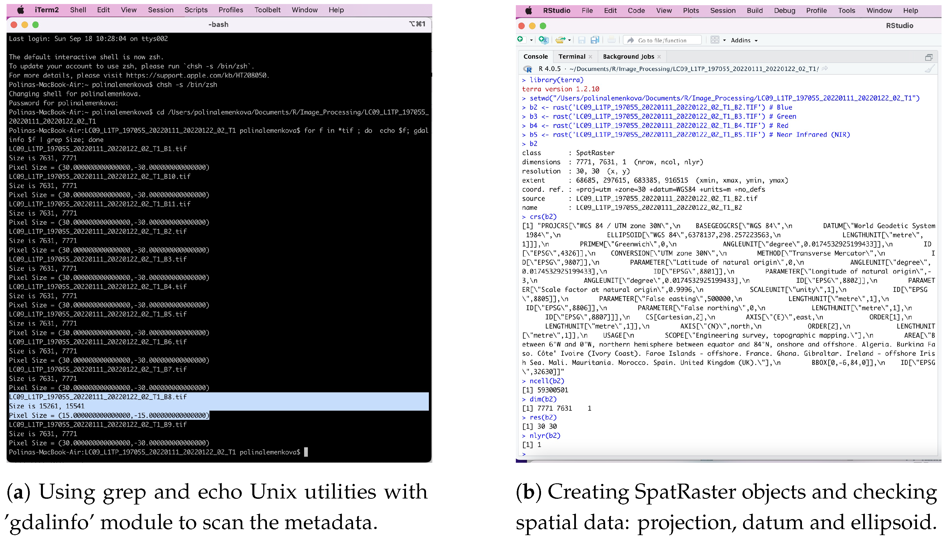 Satellite Image Processing by Python and R Using Landsat 9 OLI/TIRS and ...