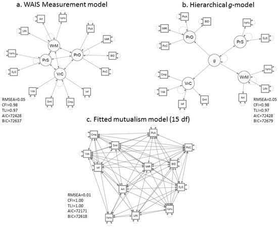 Network Models for Cognitive Development and Intelligence