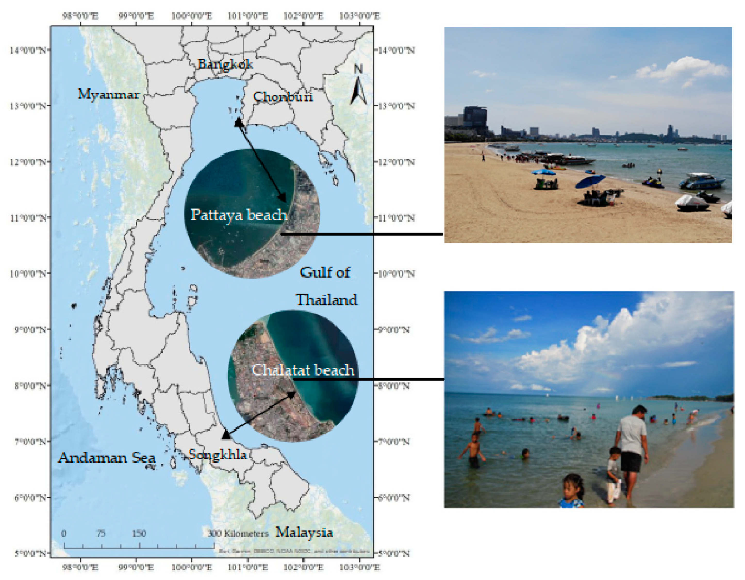 JMSE  Free Full-Text  Impact of Sea Level Rise on Tourism Carrying Capacity in Thailand