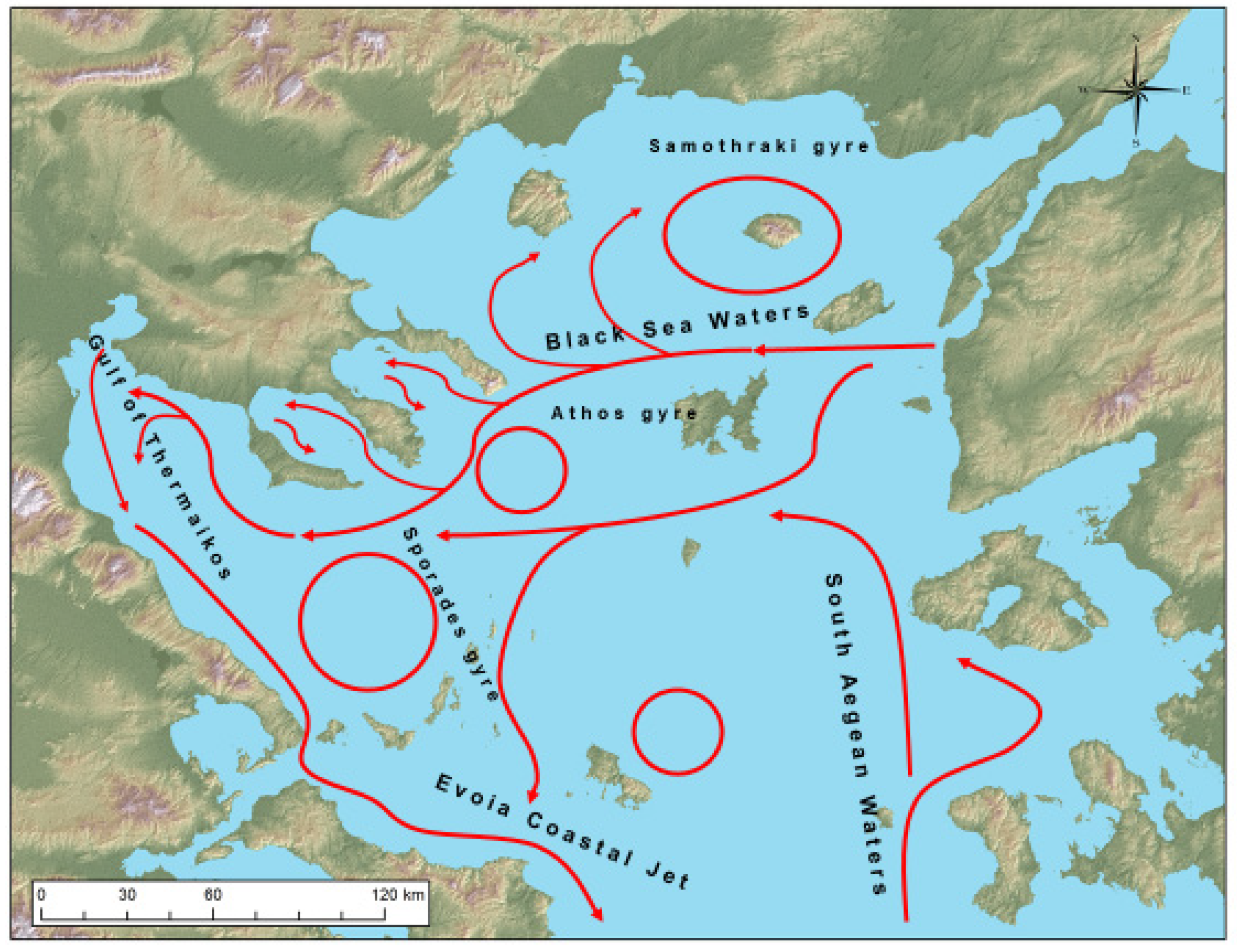 Jmse Free Full Text Mesoscale Ocean Feature Identification In The North Aegean Sea With The Use Of Sentinel 3 Data