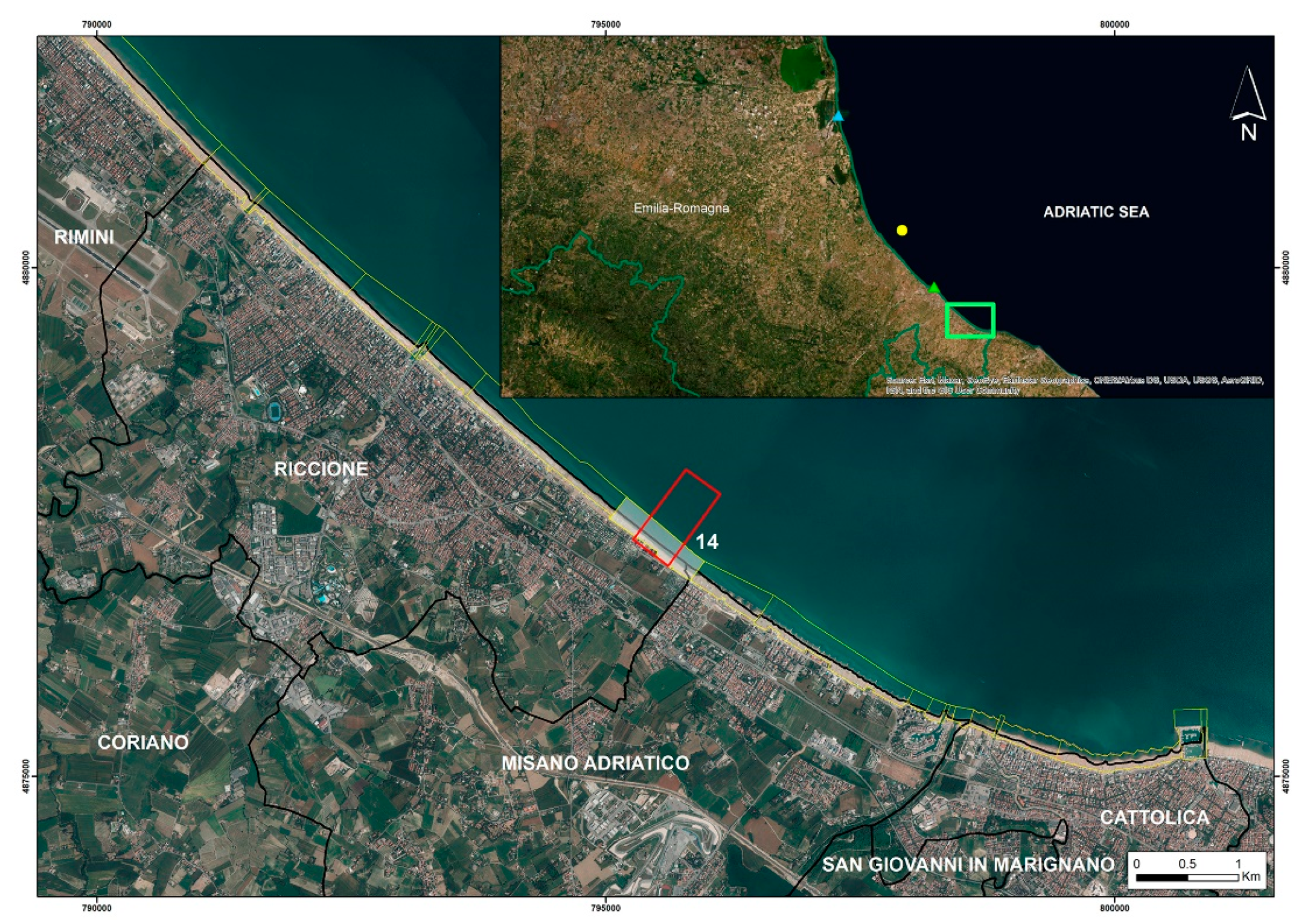 Jmse Free Full Text Beach Monitoring And Morphological Response In The Presence Of Coastal Defense Strategies At Riccione Italy Html