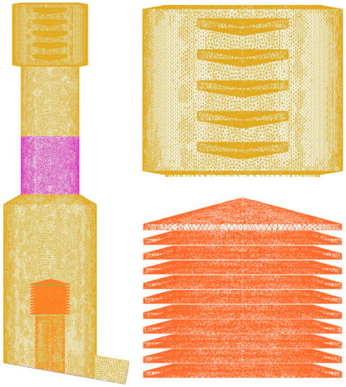 Analysis of Composite Scrubber with Built-In Silencer for