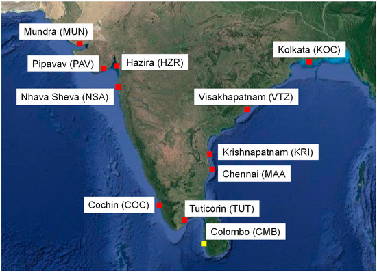 Tuticorin Port Location On Map Jmse | Free Full-Text | Vessel Deployment And De-Hubbing In Maritime  Networks: A Case Study On Colombo Port And Its Feeder Market | Html