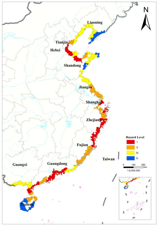 Mapping Storm Surge Risk at County Level in Coastal Areas of China