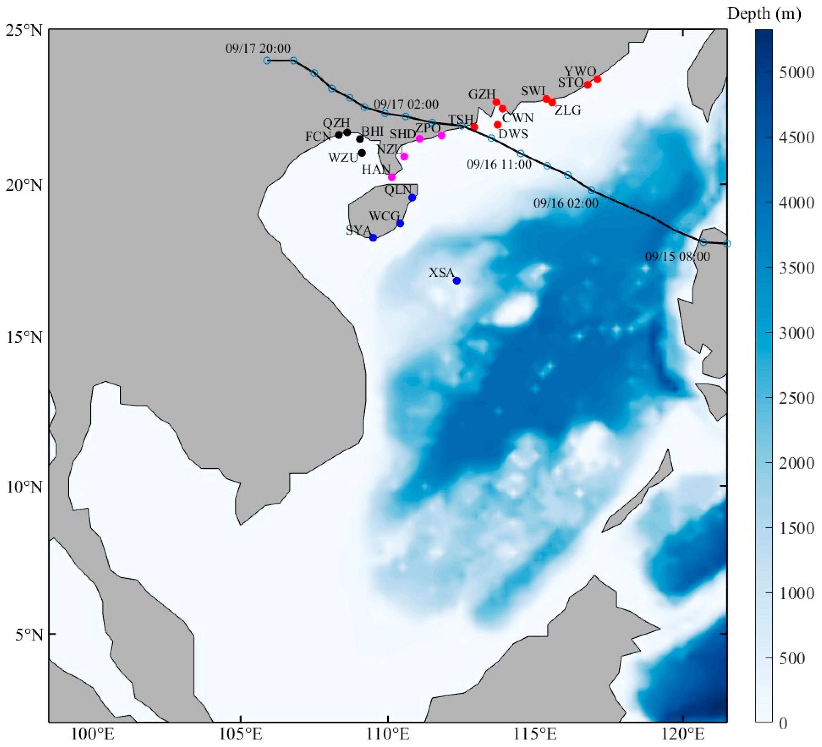 ビアズリー Storm Surge Numerical Simulation of Typhoon “Mangkhut” with