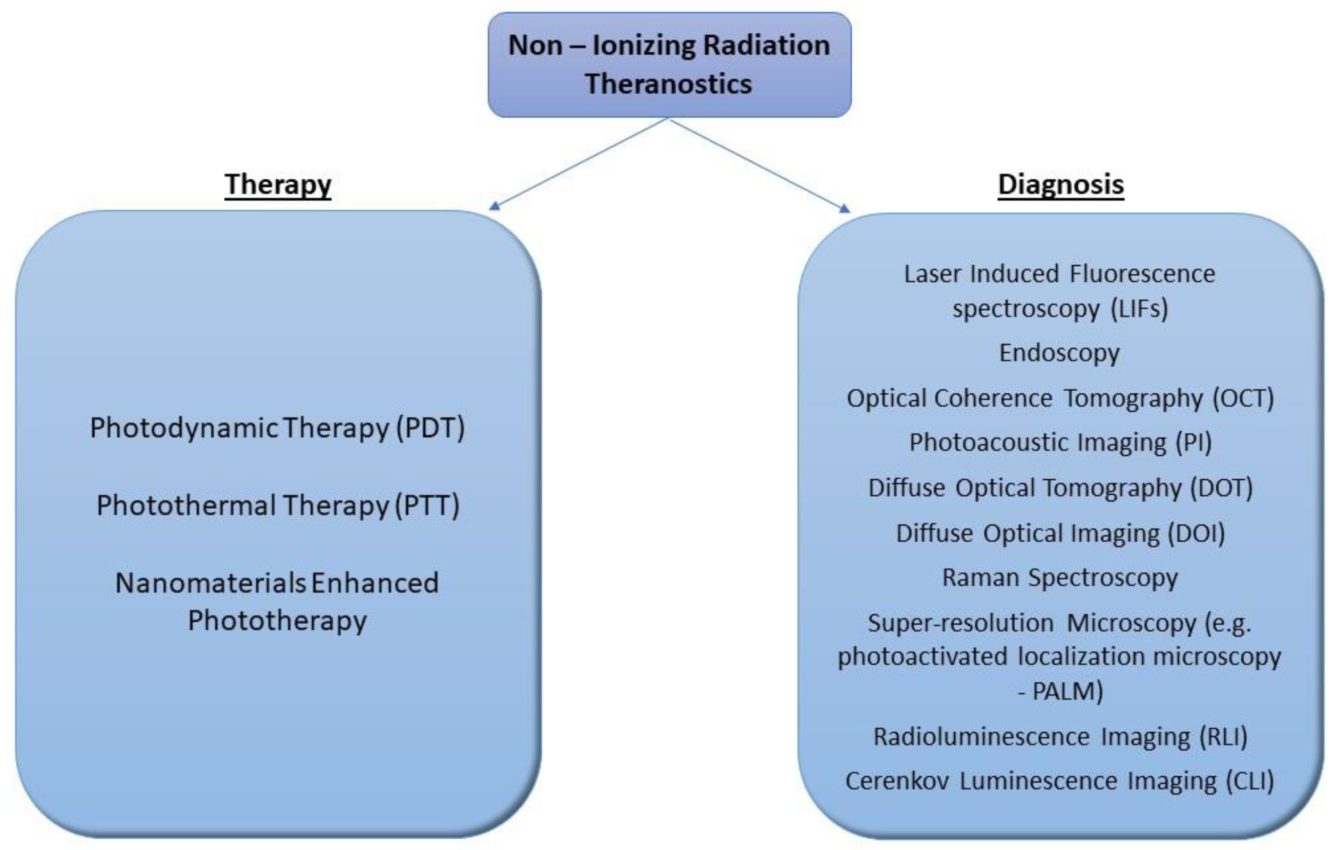 JNT Free FullText Novel Biophotonic Techniques for Phototherapy Enhancement Cerenkov