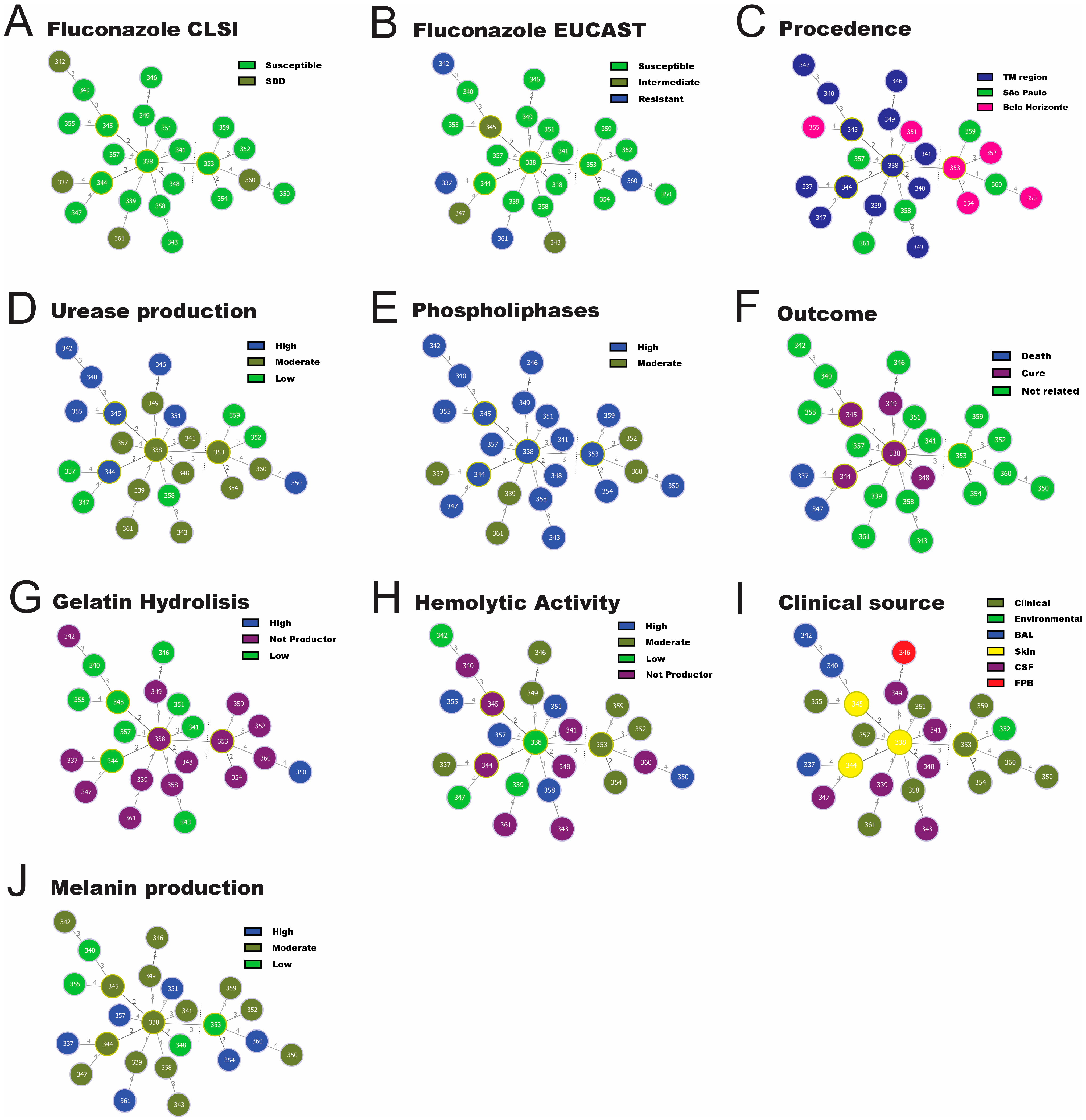 Genotyping Analysis of Cryptococcus deuterogattii and