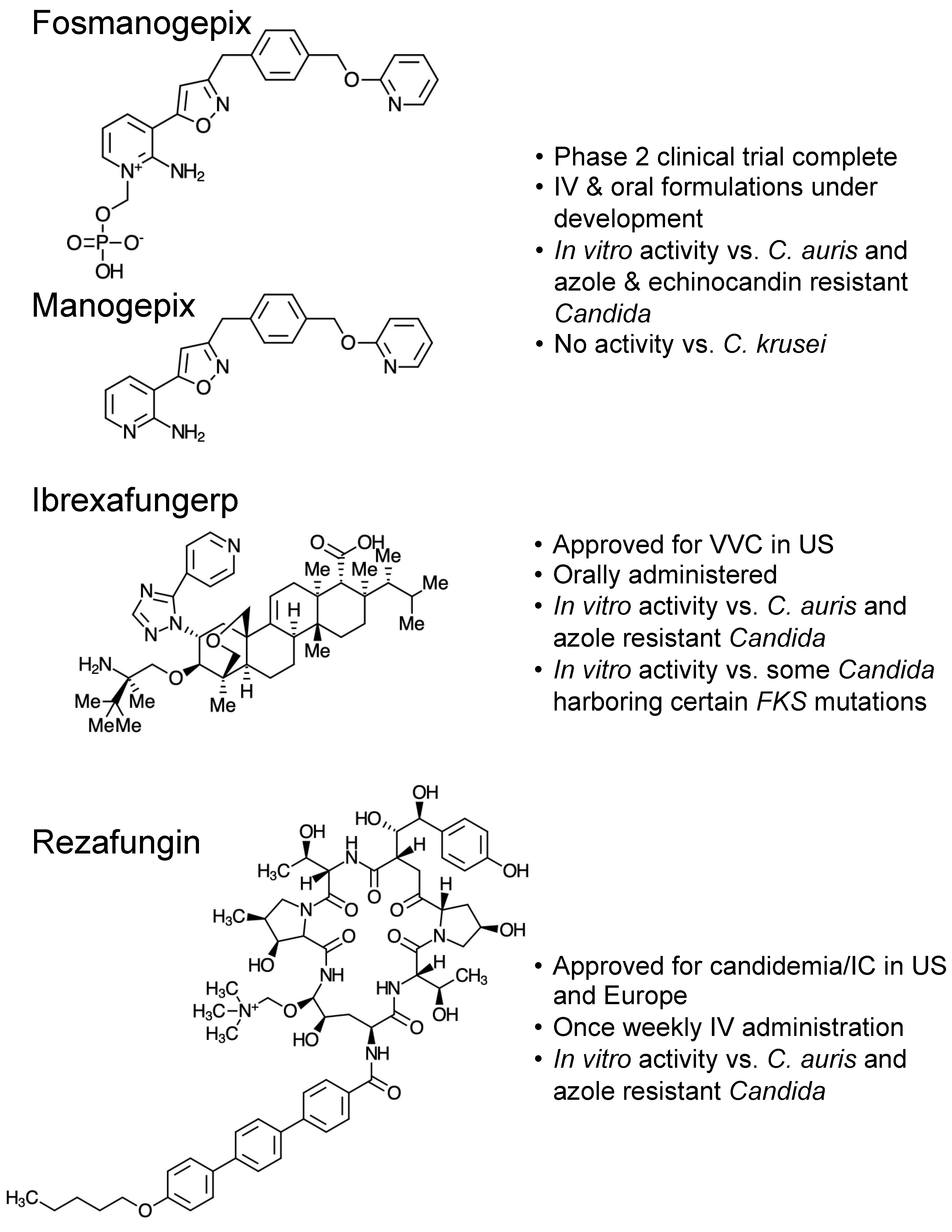JoF Free FullText A MiniReview of In Vitro Data for Candida