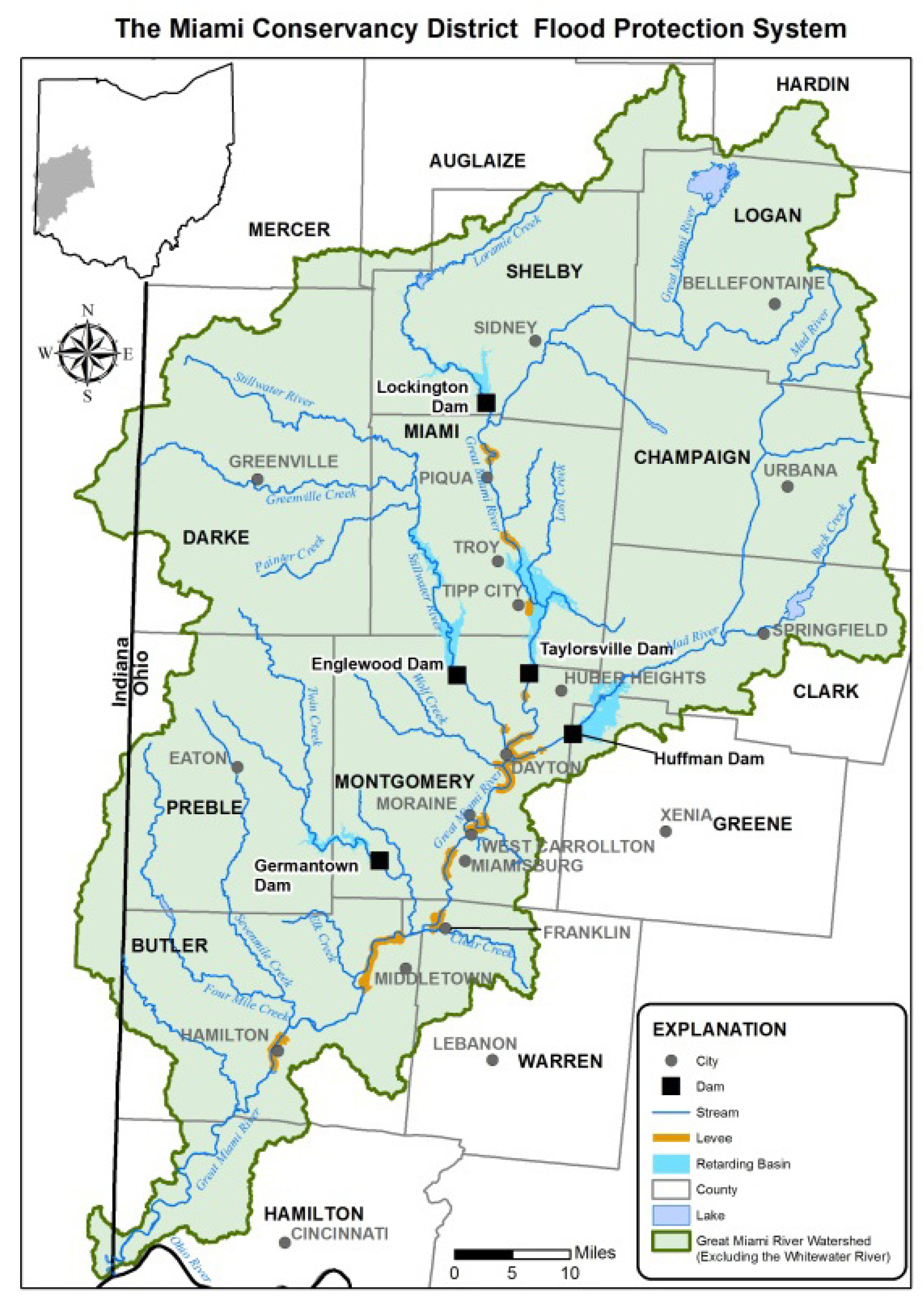 Great Miami River Map