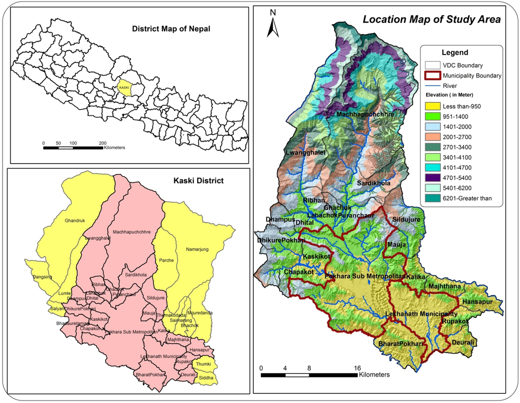 Map Of Pokhara Lekhnath Metropolitan City Land | Free Full-Text | Growing City And Rapid Land Use Transition:  Assessing Multiple Hazards And Risks In The Pokhara Valley, Nepal | Html