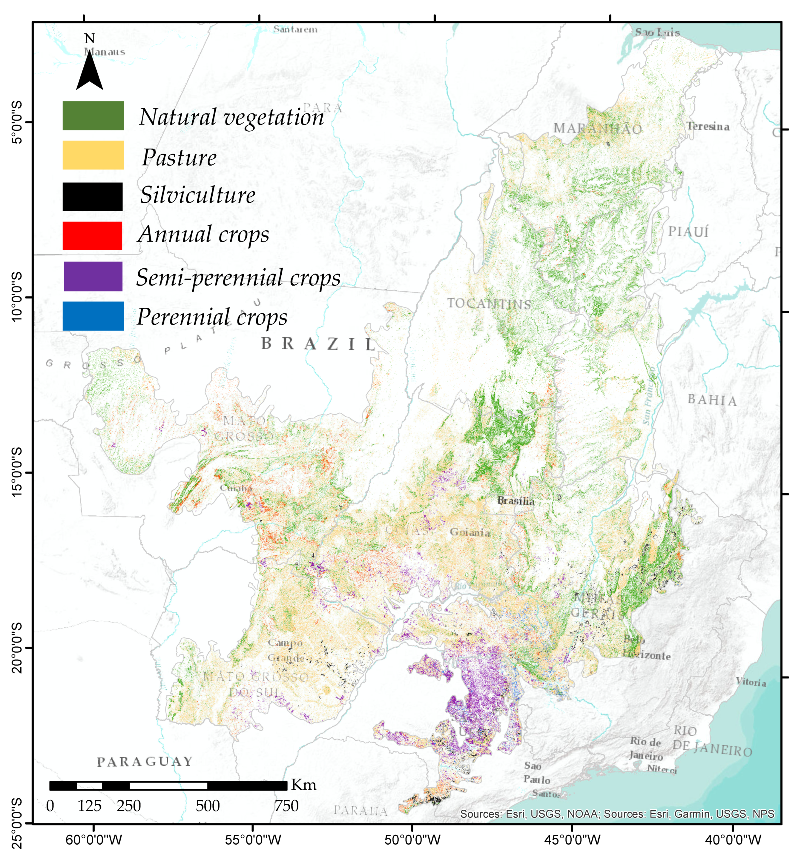 A soil productivity system reveals most Brazilian agricultural lands are  below their maximum potential