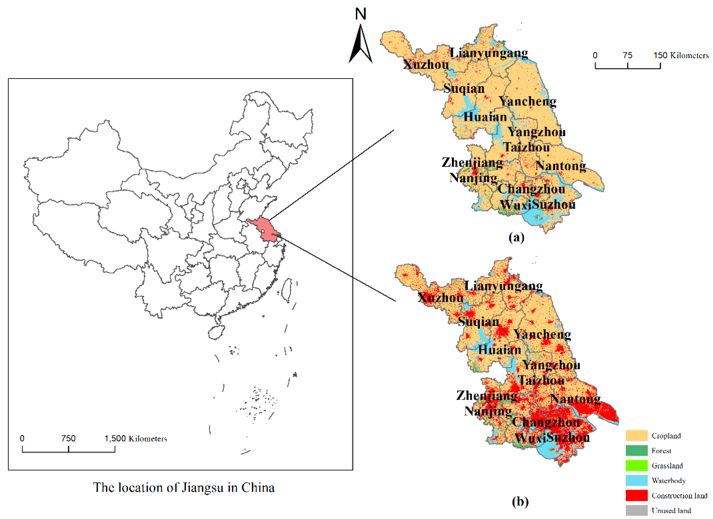Карта китая jiangsu