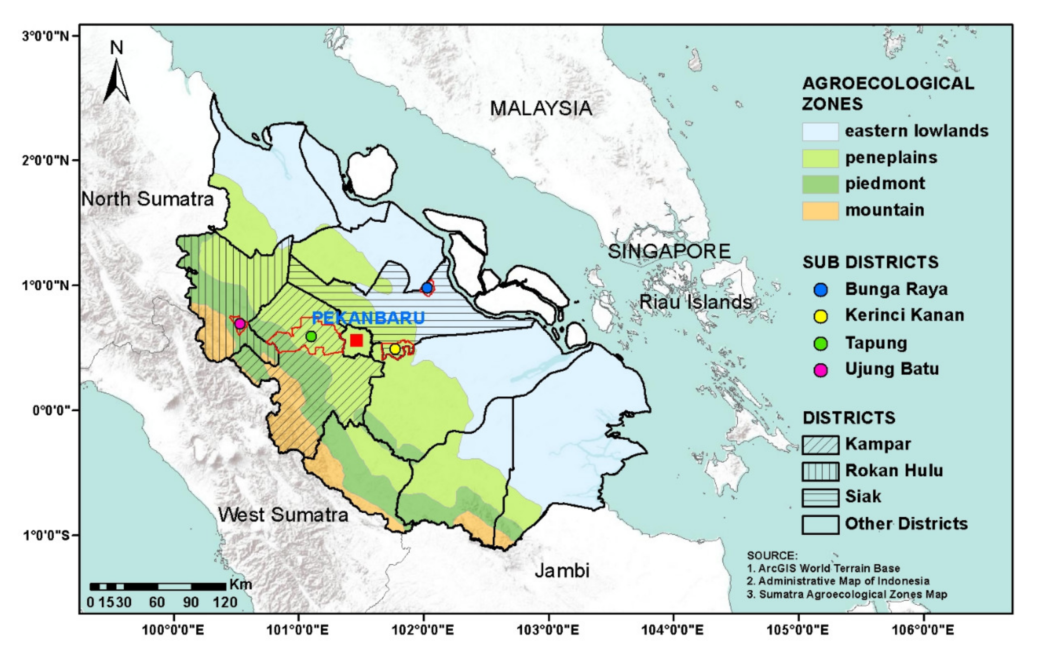 Burgess Seed Zone Map Land Free Full Text Quantifying The Economic Value Of Ecosystem Services In Oil Palm Dominated Landscapes In Riau Province In Sumatra Indonesia Html