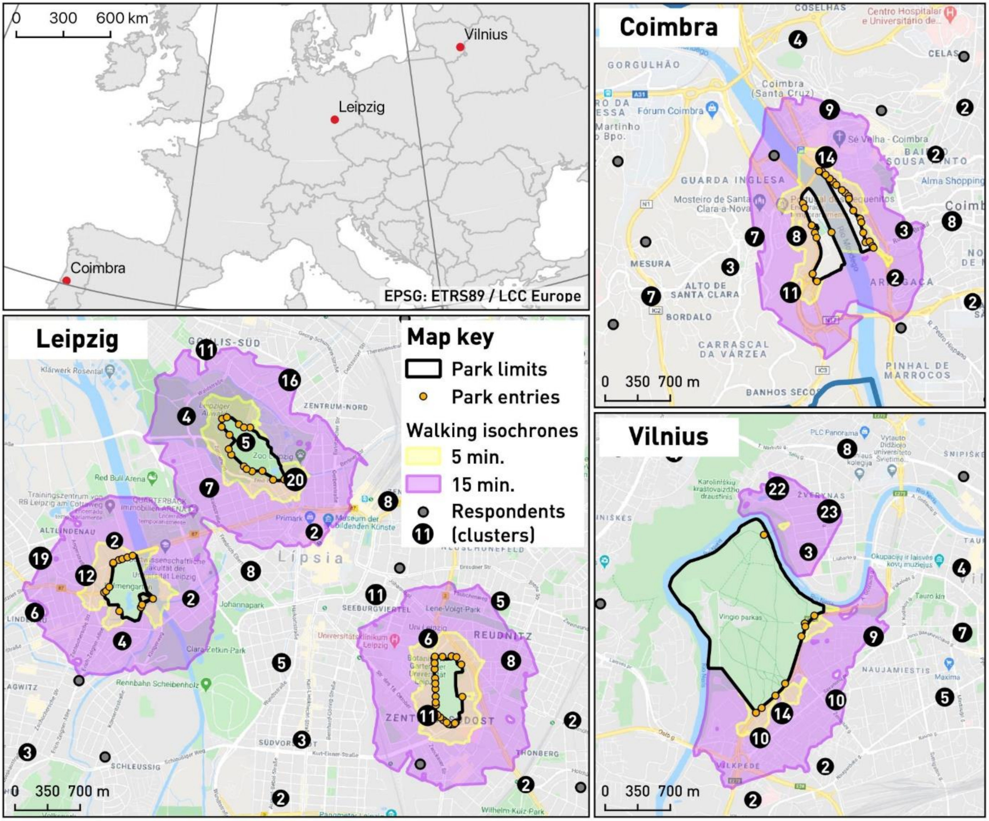 land free full text ecosystem service use and the motivations for use in central parks in three european cities html