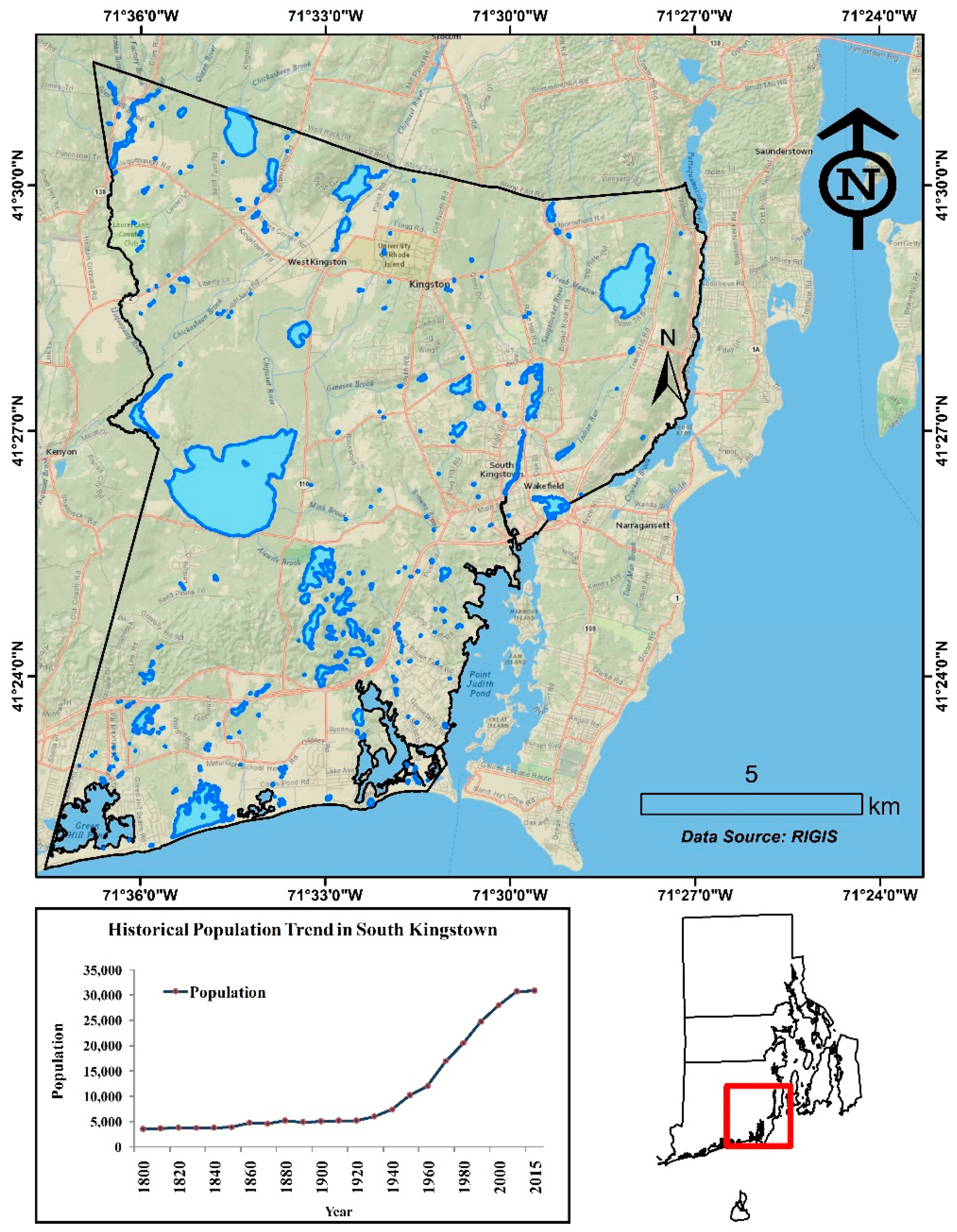 South Kingstown Ri Gis Land | Free Full-Text | Surface Runoff Responses To Suburban Growth: An  Integration Of Remote Sensing, Gis, And Curve Number | Html