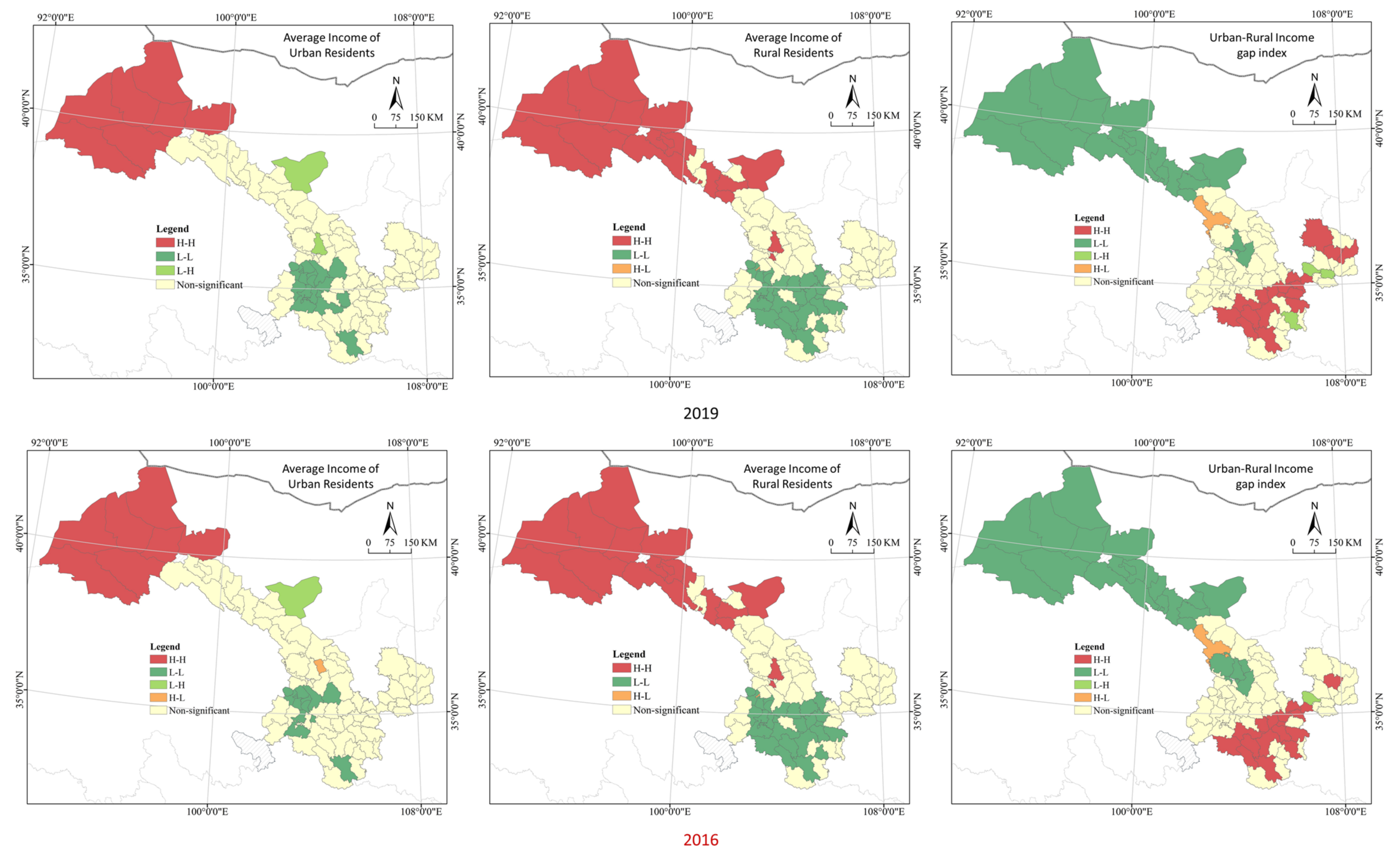 Spatial Pattern and Driving Mechanism of Urban–Rural Income Gap in ...