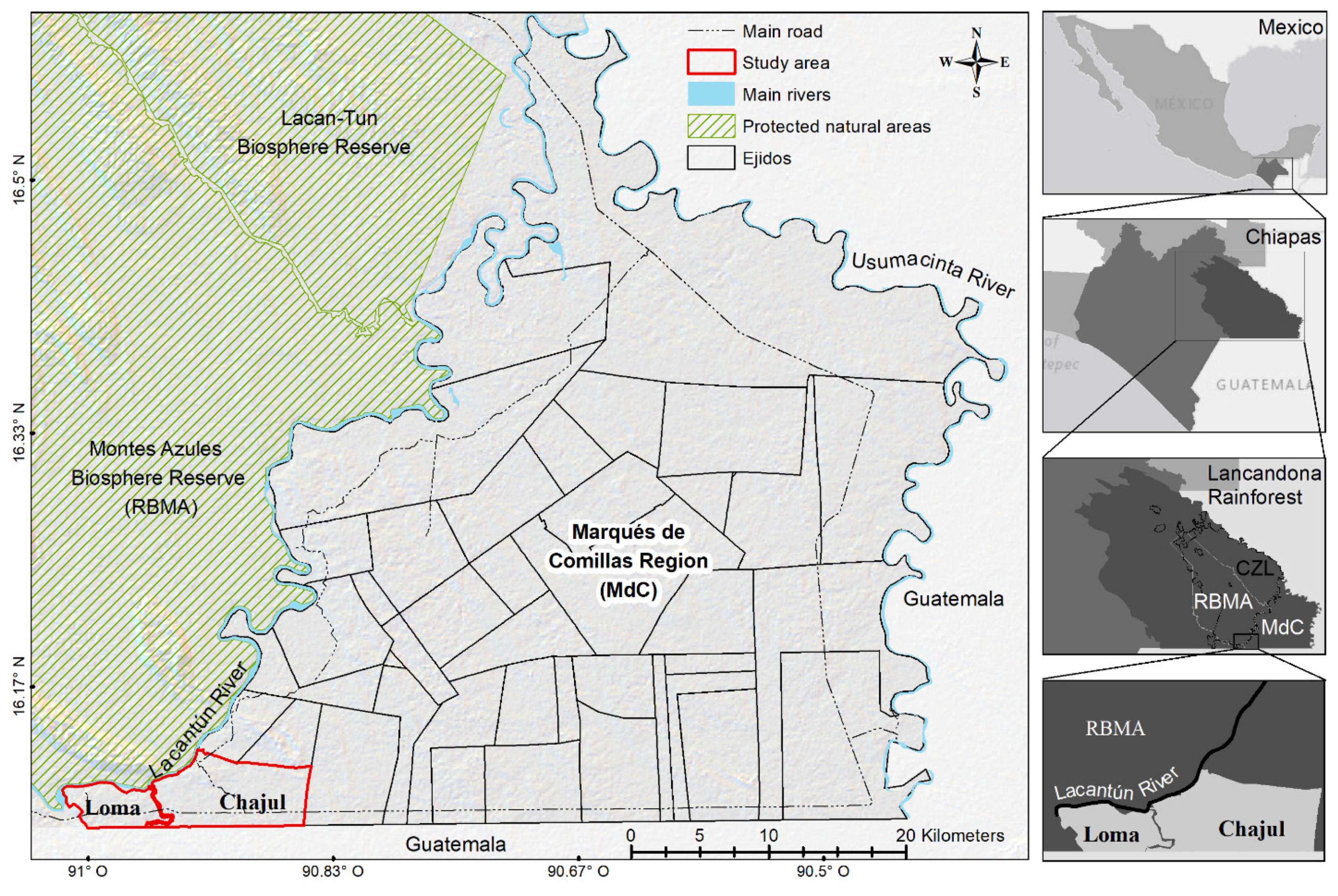 Land Free Full Text Landscapes On The Move Land Use Change History In A Mexican Agroforest Frontier Html