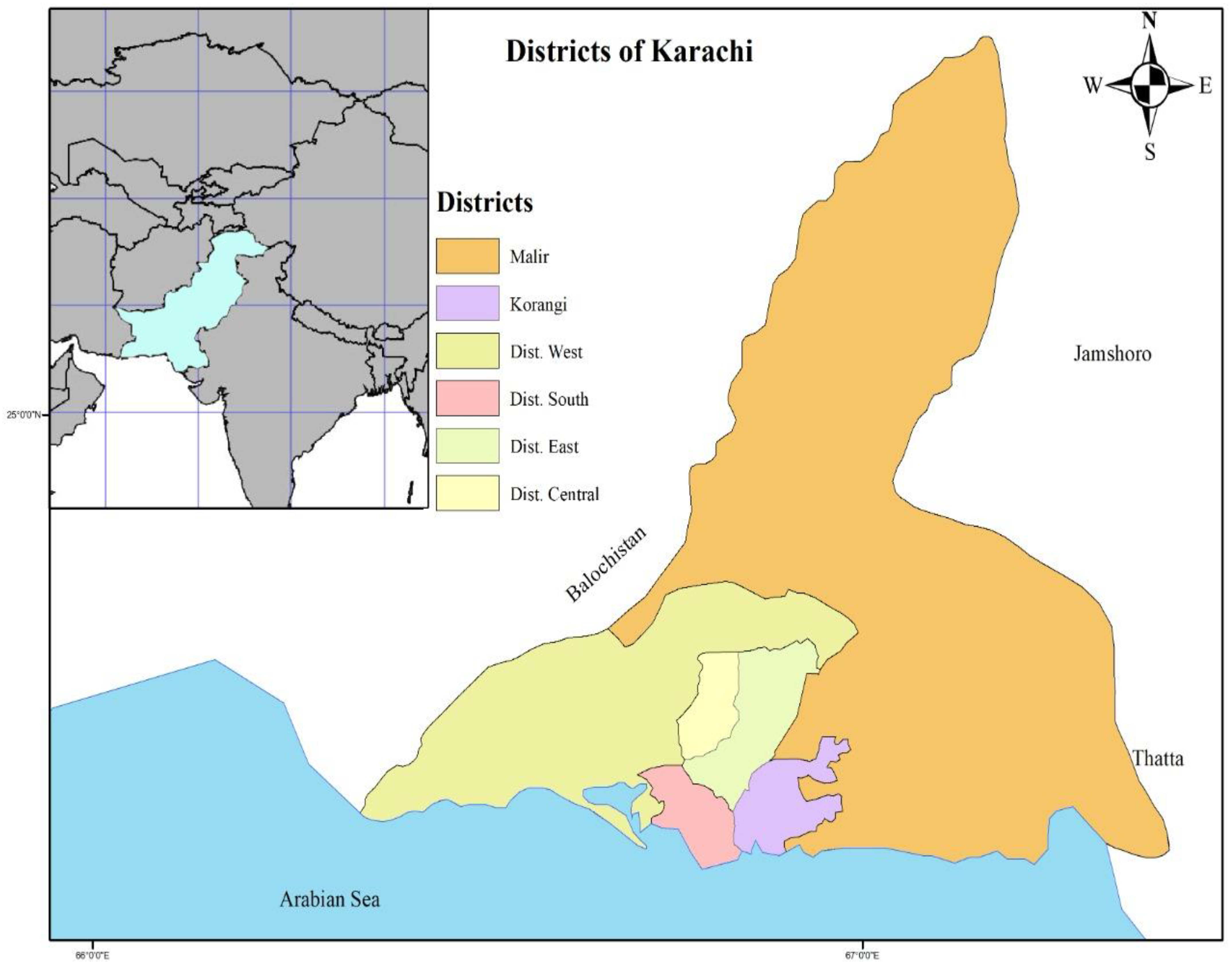 District South Karachi Map Land | Free Full-Text | Addressing Social Inequality And Improper Water  Distribution In Cities: A Case Study Of Karachi, Pakistan | Html