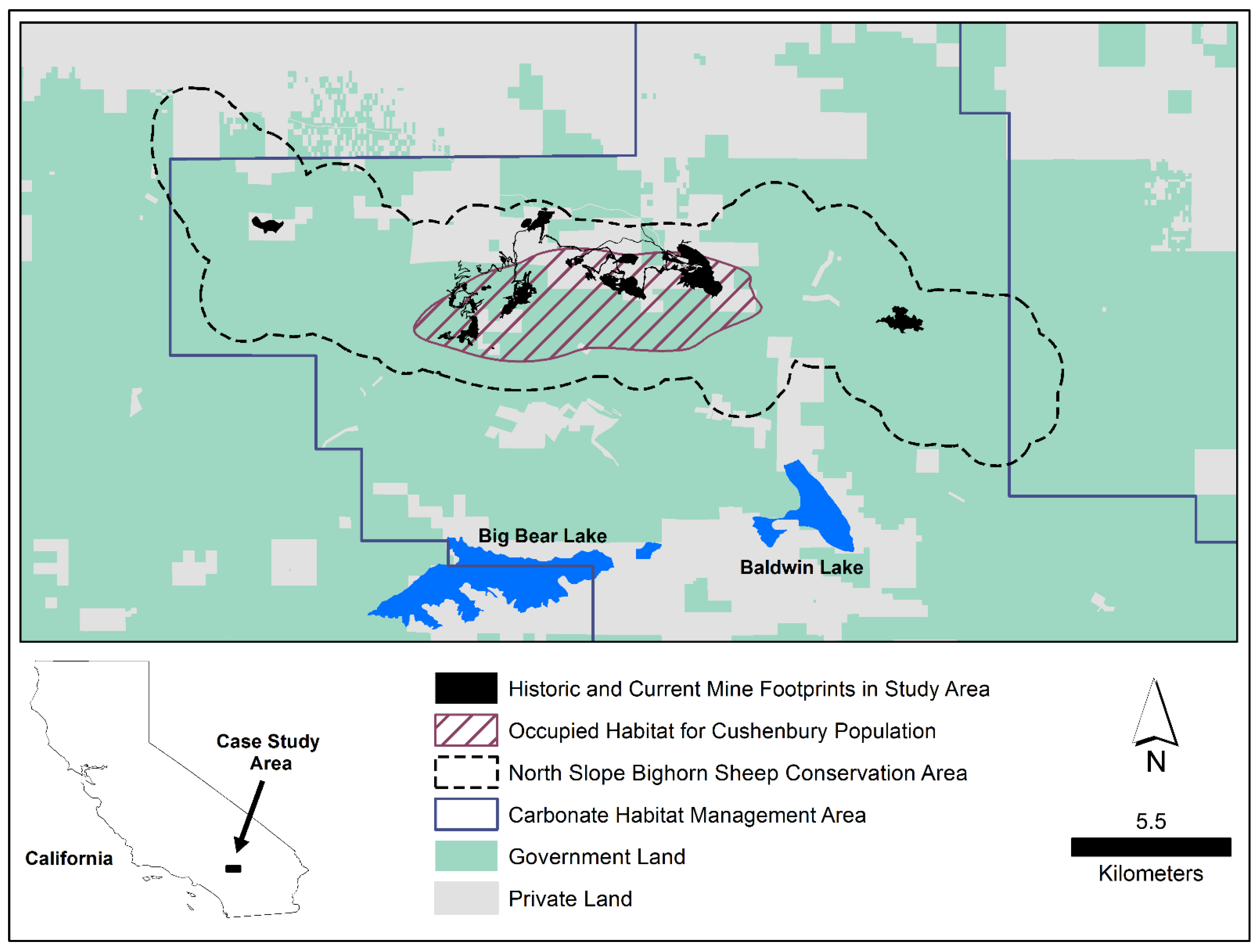 Land | Free Full-Text | The Bighorn Habitat Assessment Tool: A Method to  Quantify Conservation Value on Landscapes Impacted by Mining | HTML