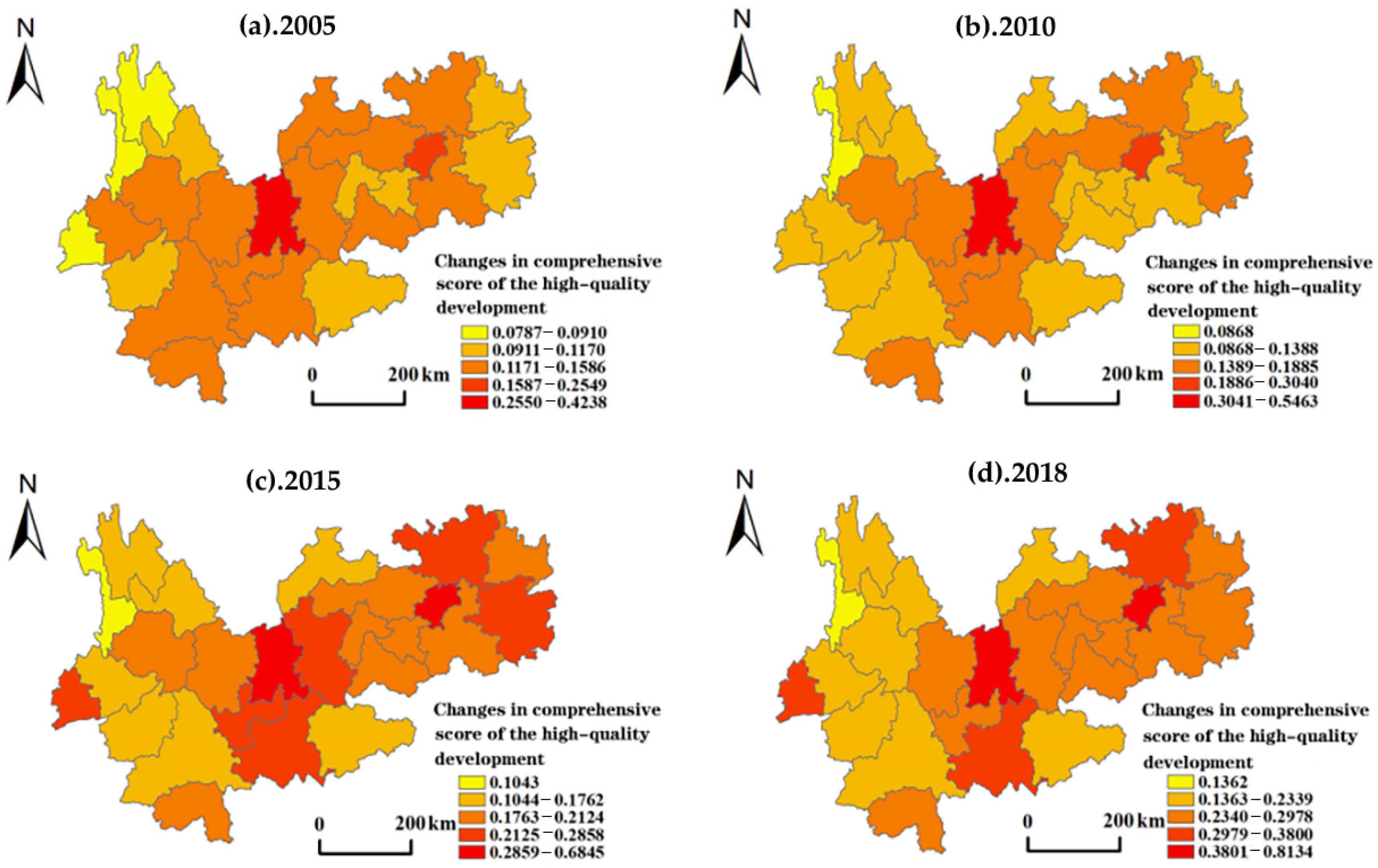 Spatio-Temporal Evolution and Influencing Factors of High