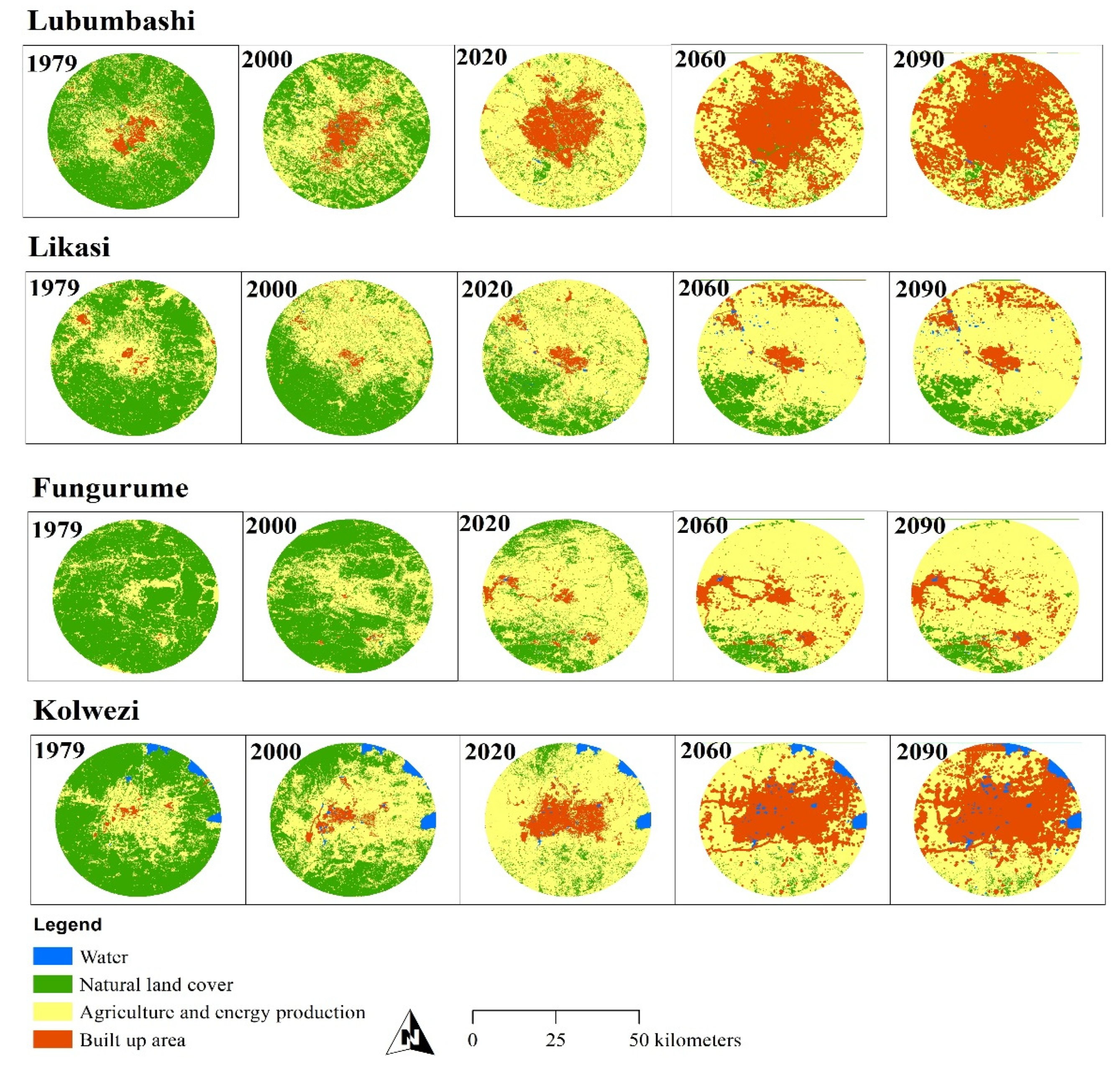 Quantification and Simulation of Landscape Anthropization
