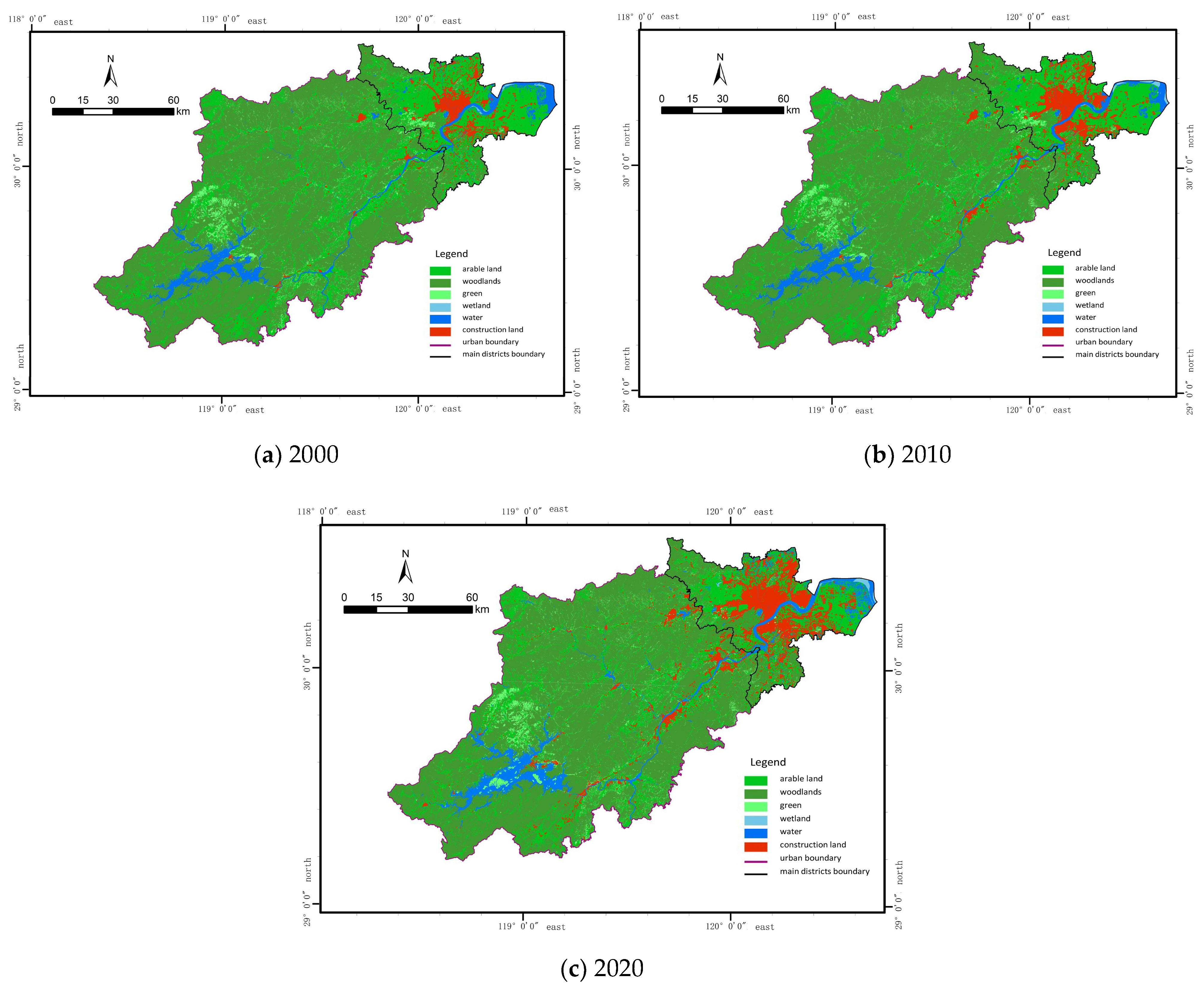 Land | Free Full-Text | Spatiotemporal Evolution and Optimization 