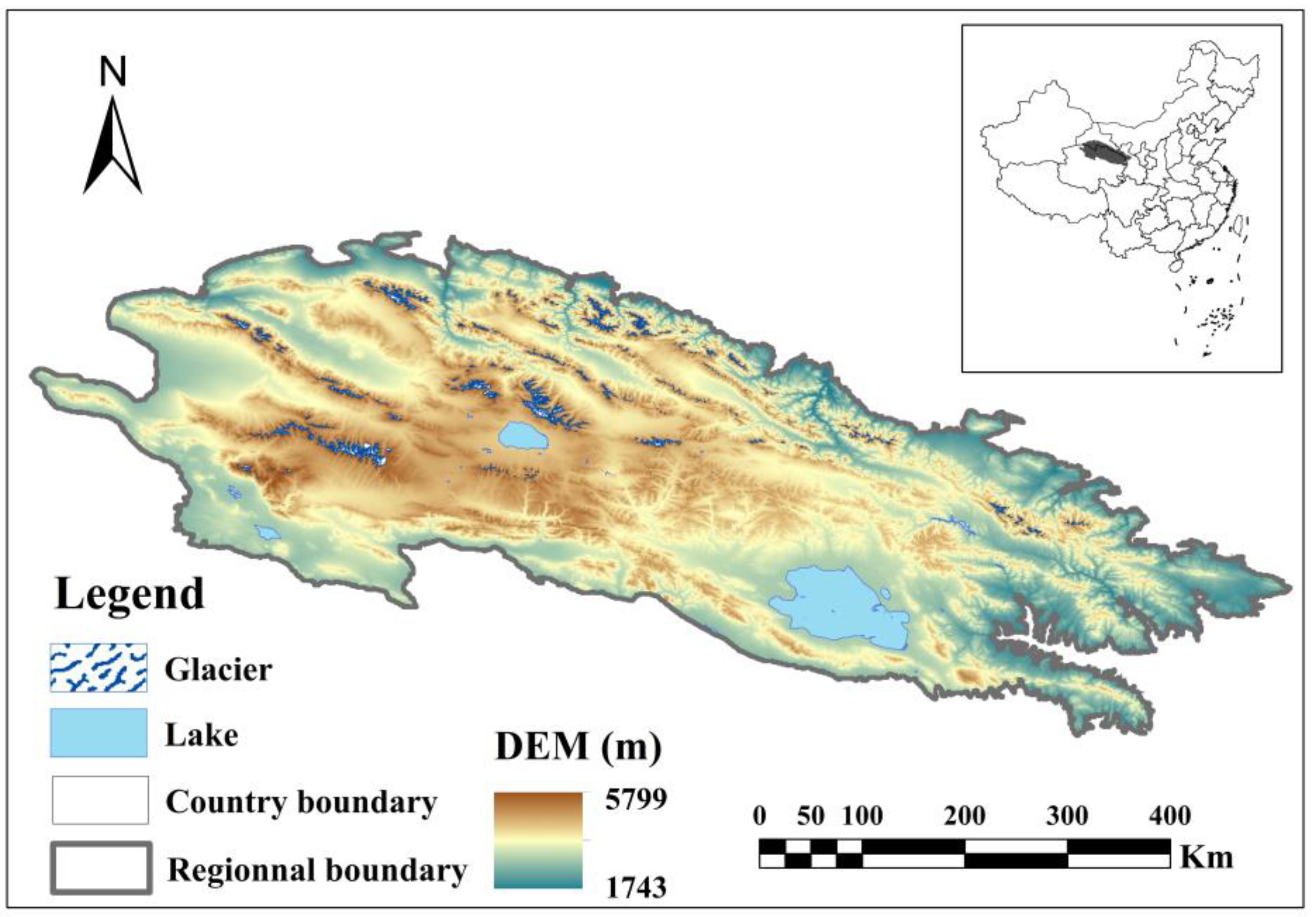 Analysis of the Evolution of Land-Use Types in the Qilian