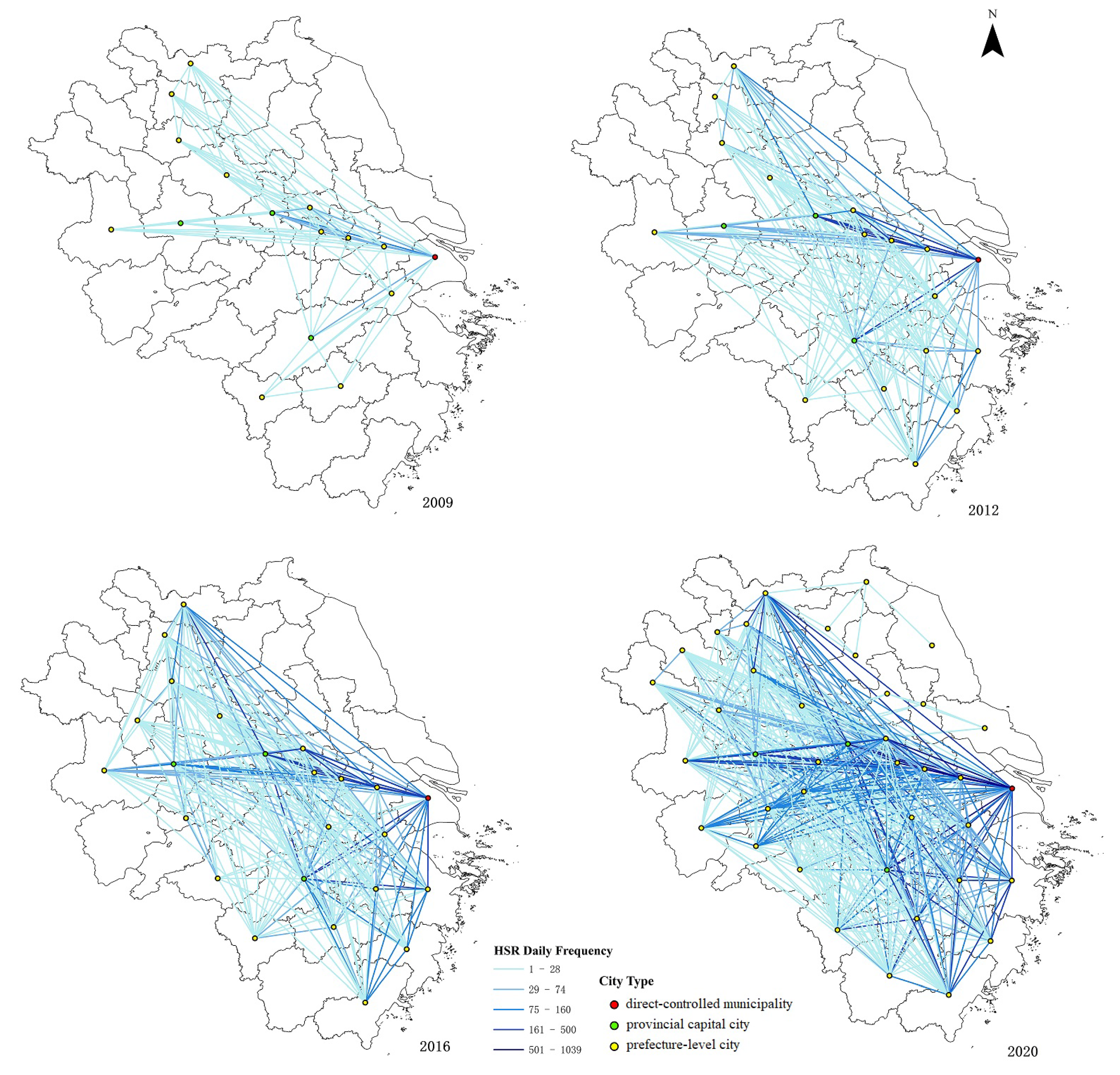 Spatial-Temporal Distribution and Coupling Relationship of High 