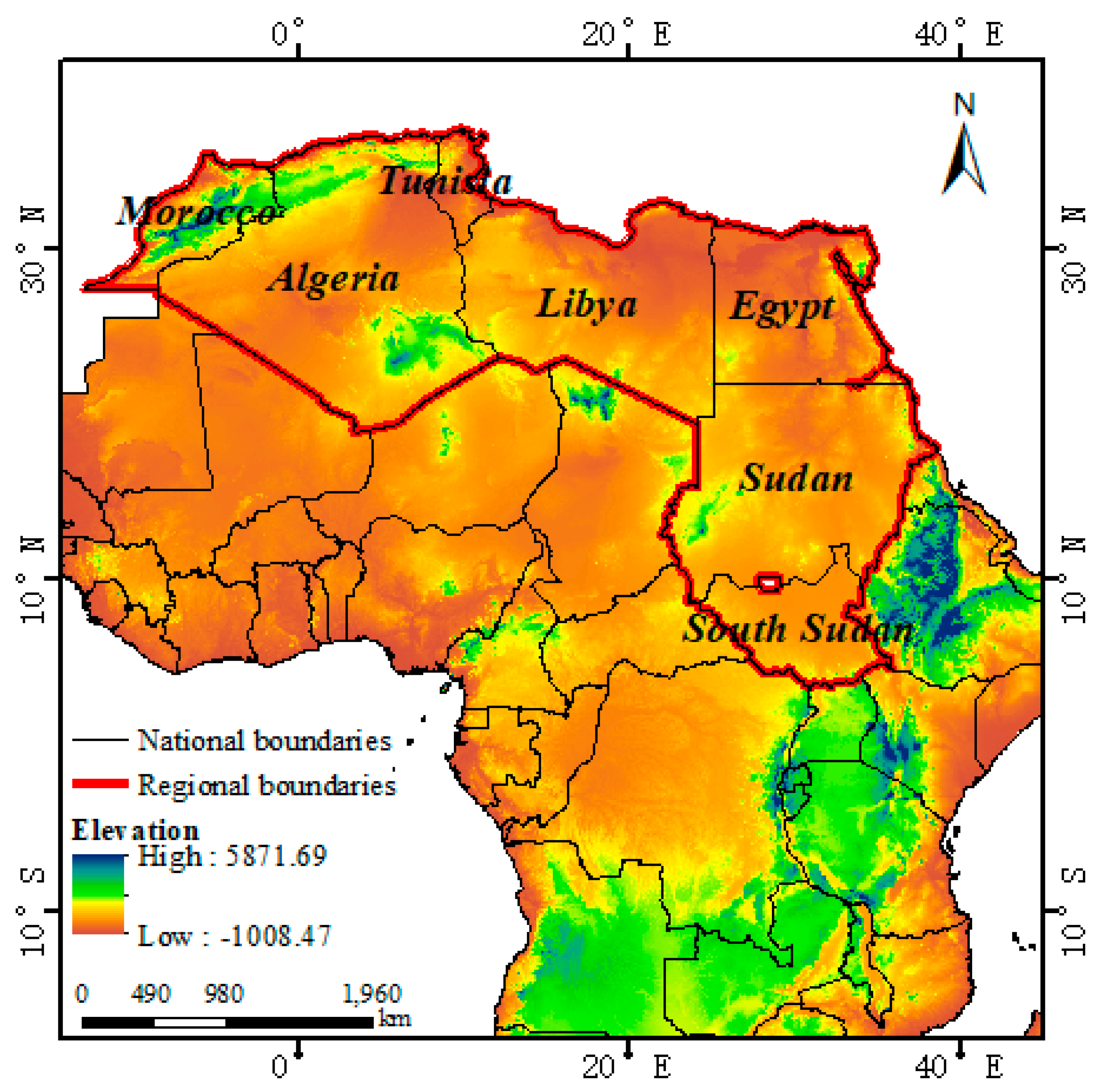 Climate Map Of Africa