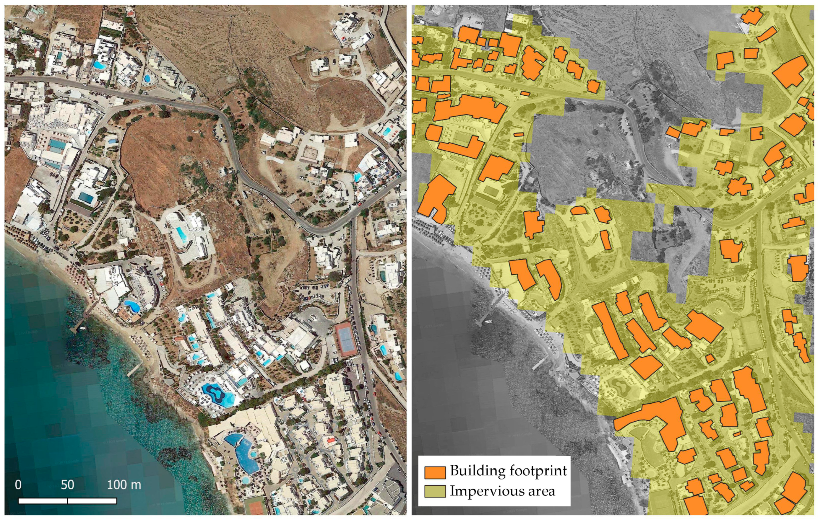 Land | Free Full-Text | Impervious Land Expansion as a Control Parameter  for Climate-Resilient Planning on the Mediterranean Coast: Evidence from  Greece