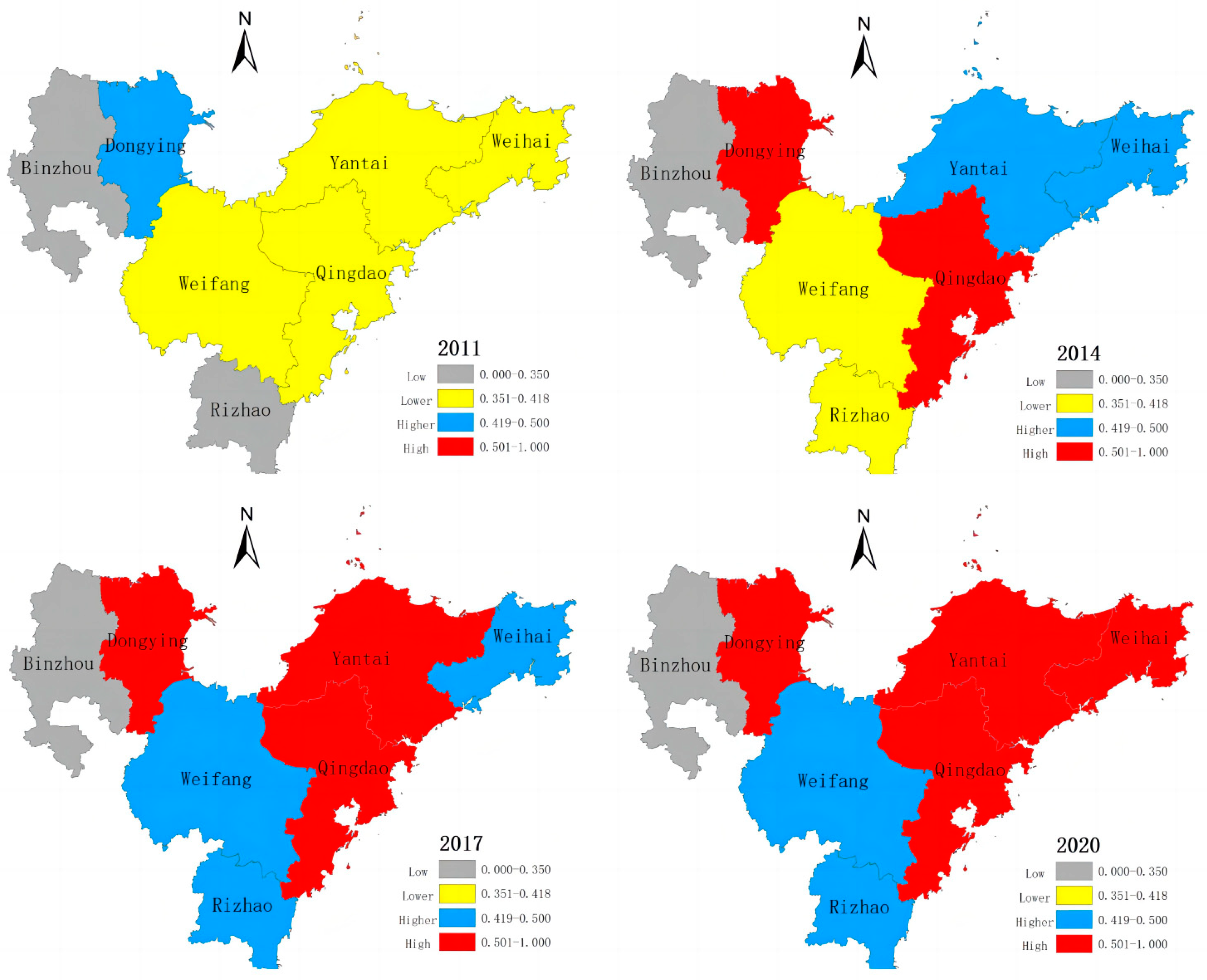 Ecological Welfare Performance Evaluation and Spatial&amp;ndash 
