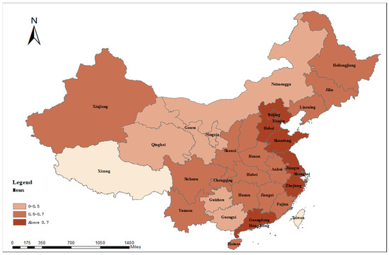 Spatiotemporal Evolution of Urban Land Green Utilization