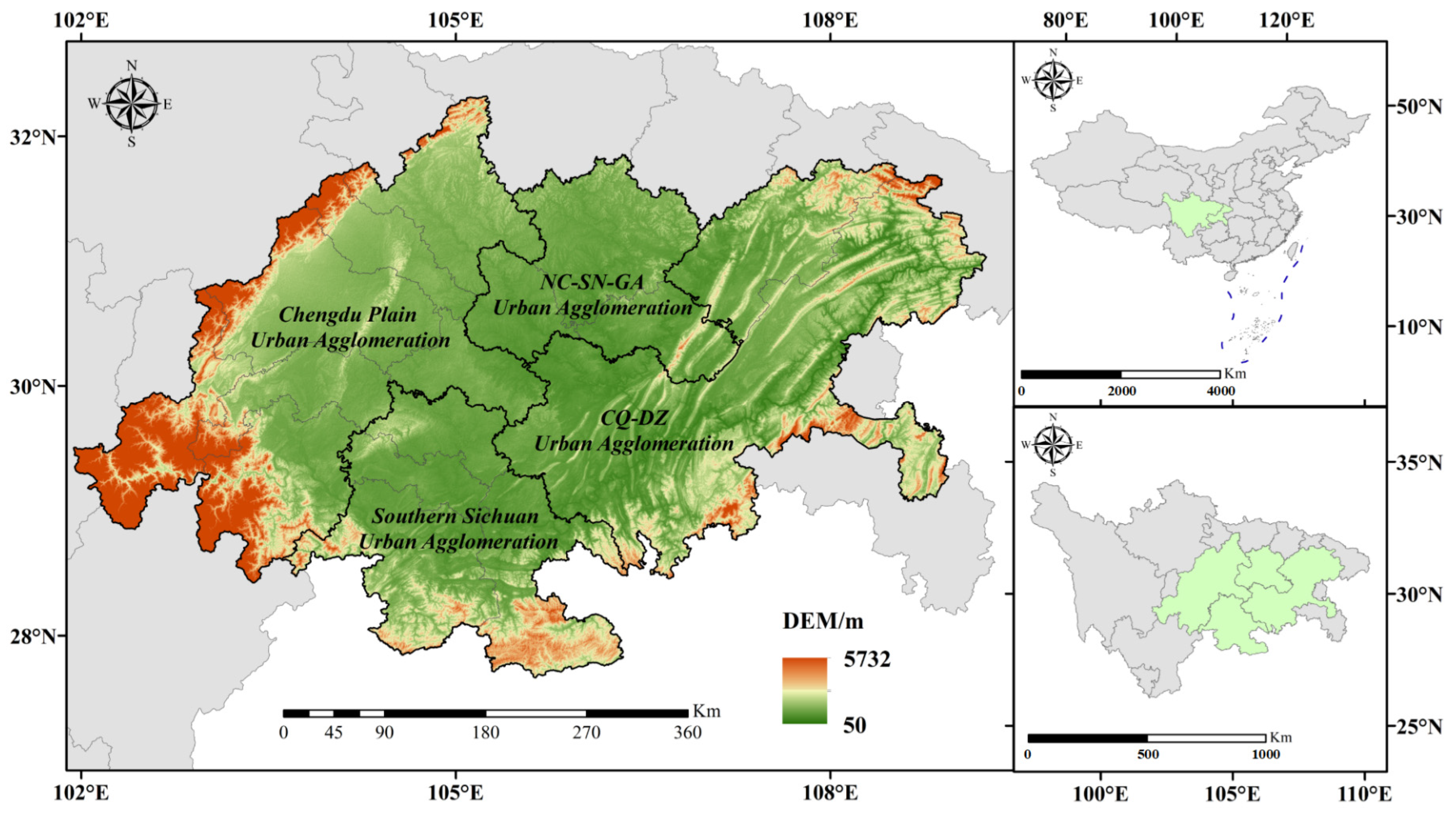 Study on the Interaction Effects of Landscape Pattern on the