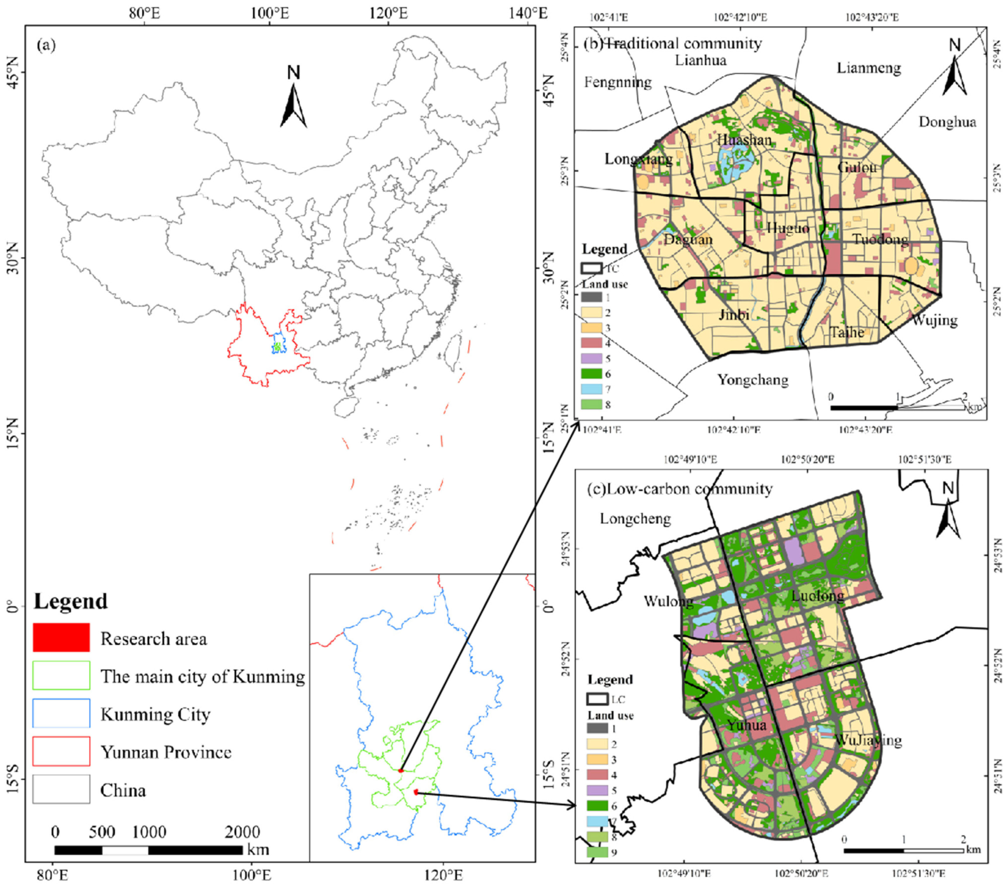 Comparison of Flood Resilience Between Low-Carbon and