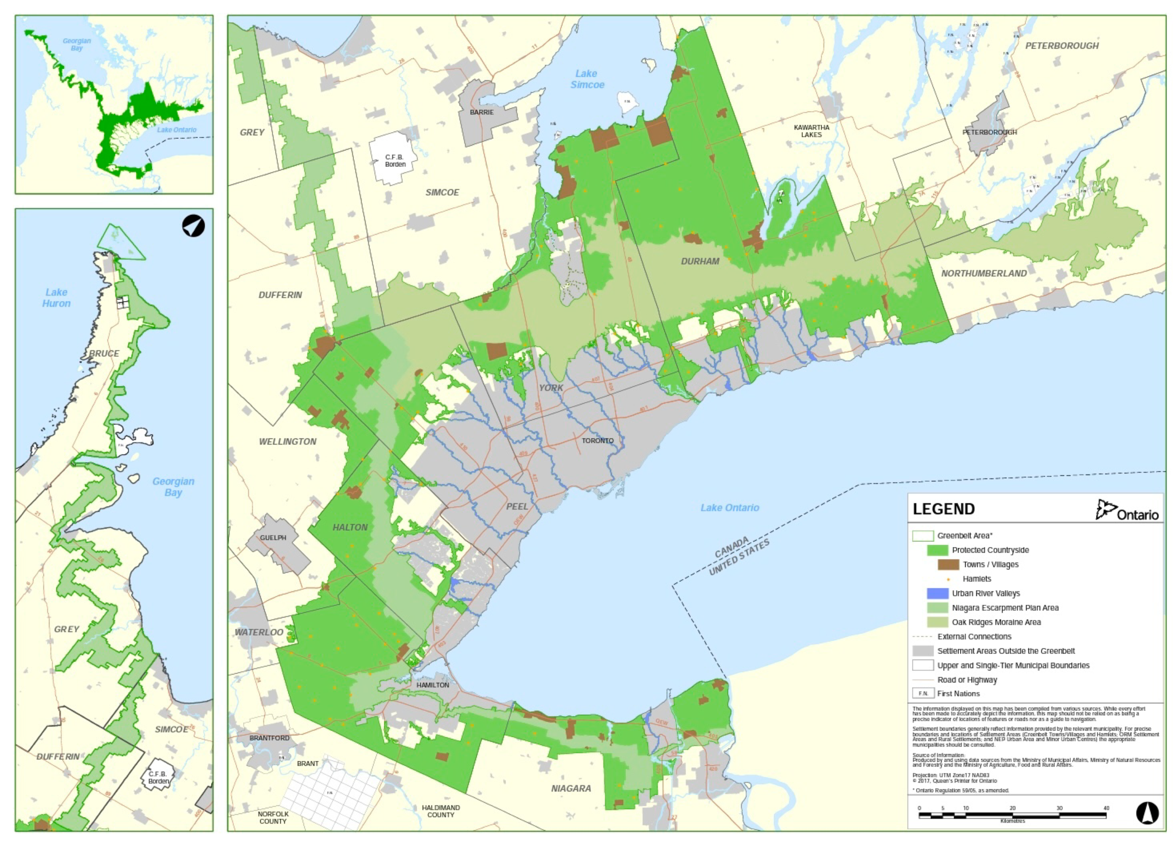 413 на карте. Карта на зеленый пояс. Административные границы Онтарио. Greenbelt Map. Зеленый пояс Манчестера карта.